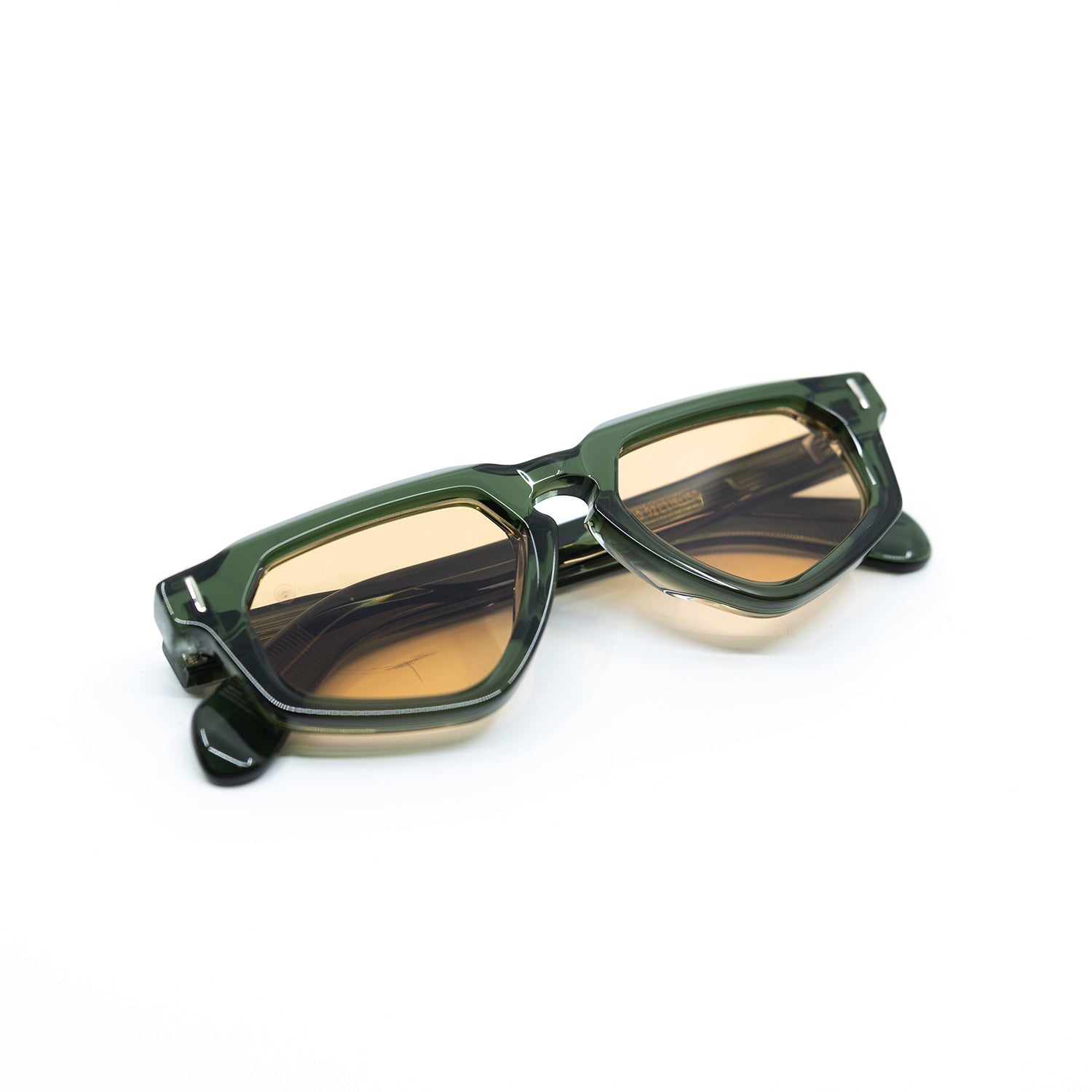 Avitio Sunglasses with Olive Frame & Orange Lens