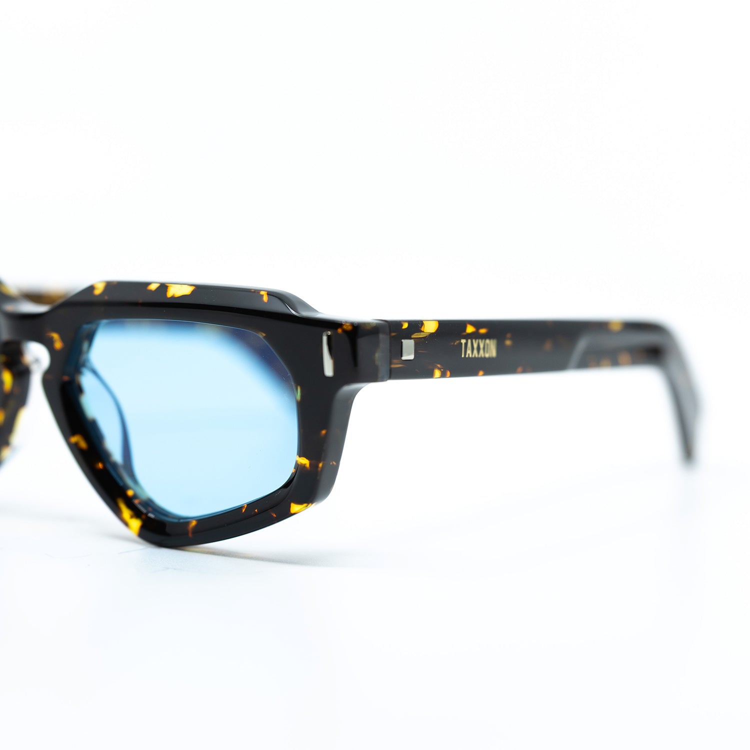 Avitio Sunglasses with Havana Frame & Light Blue Lens