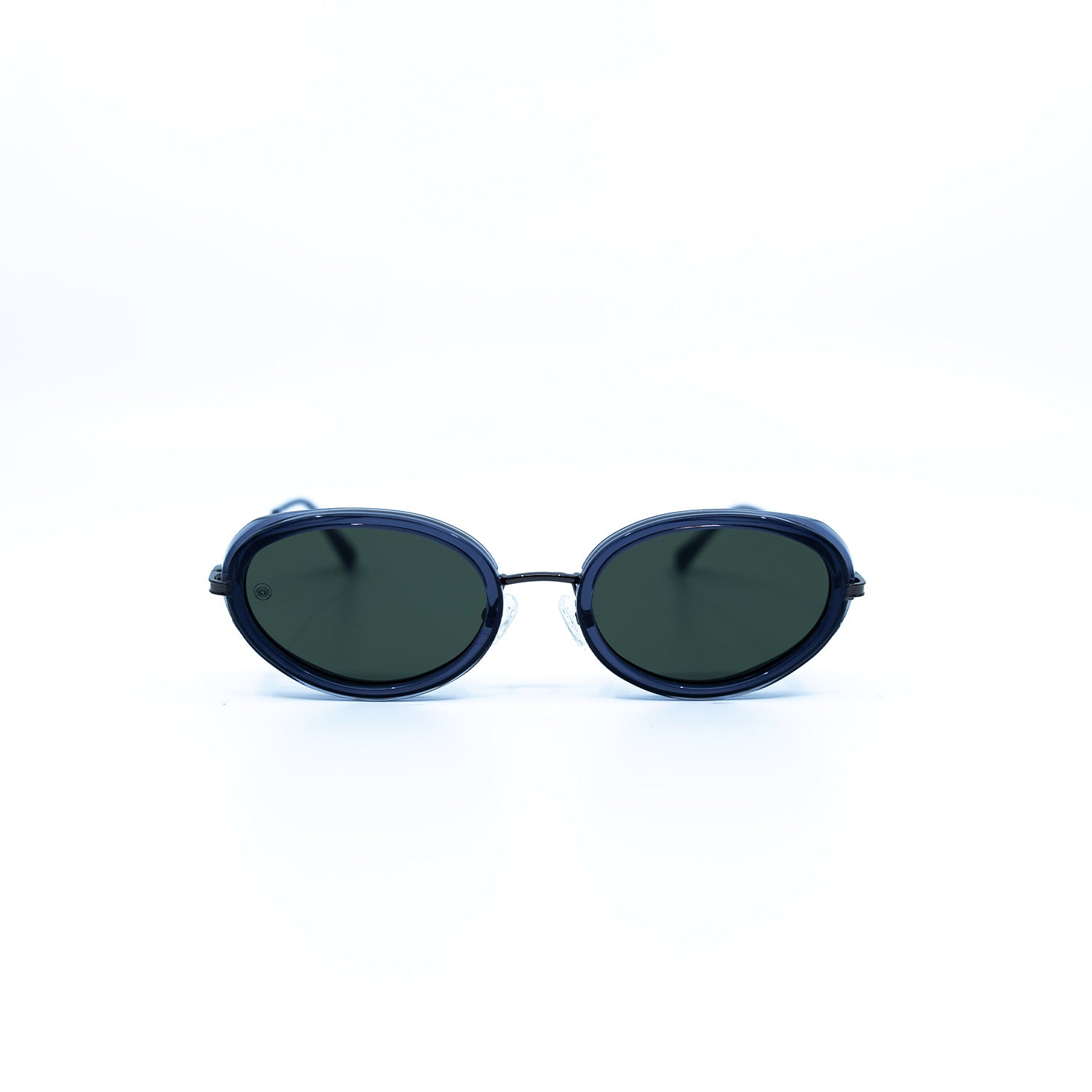 Gala Sunglasses with Ash Frame & Green Lens