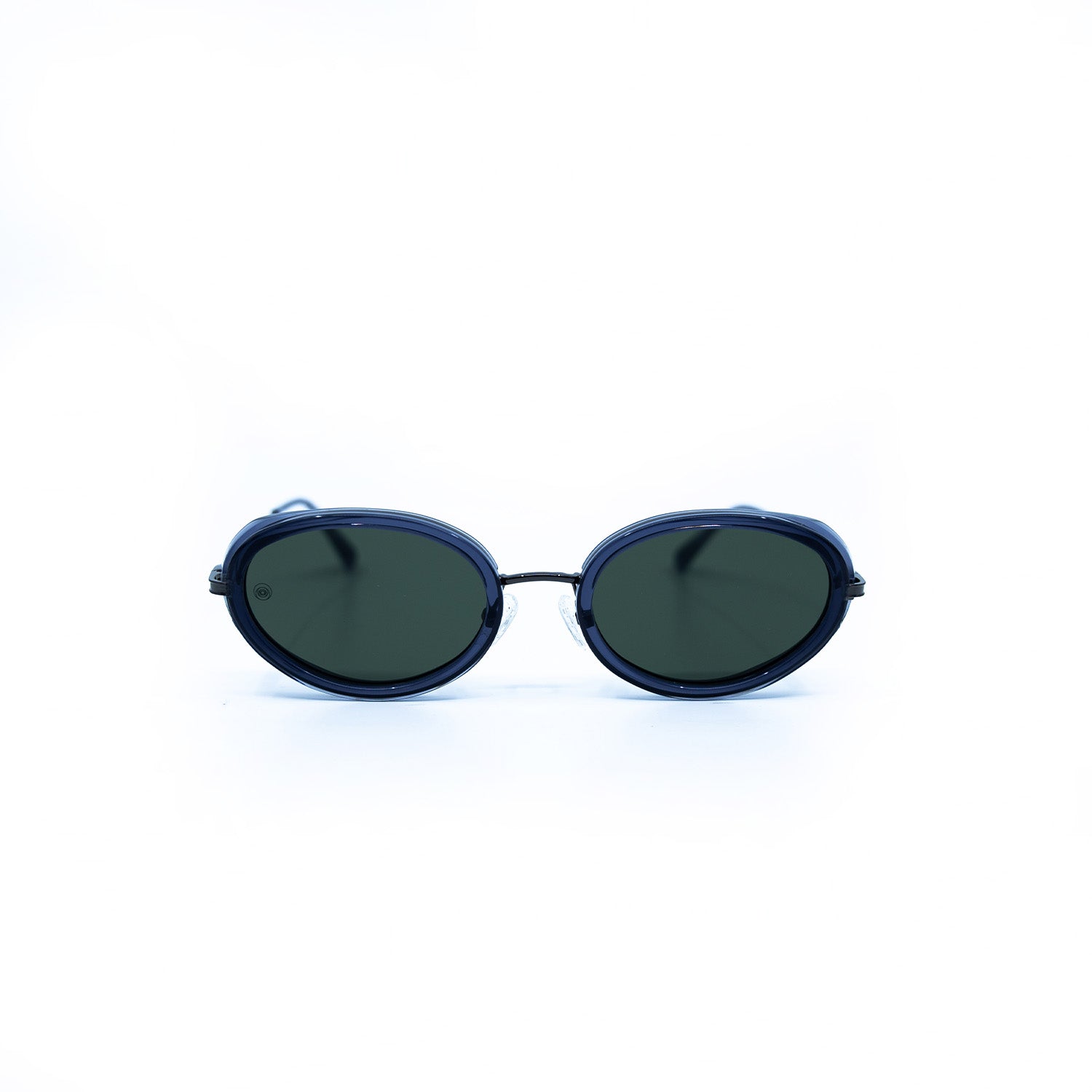 Gala Sunglasses with Ash Frame & Green Lens