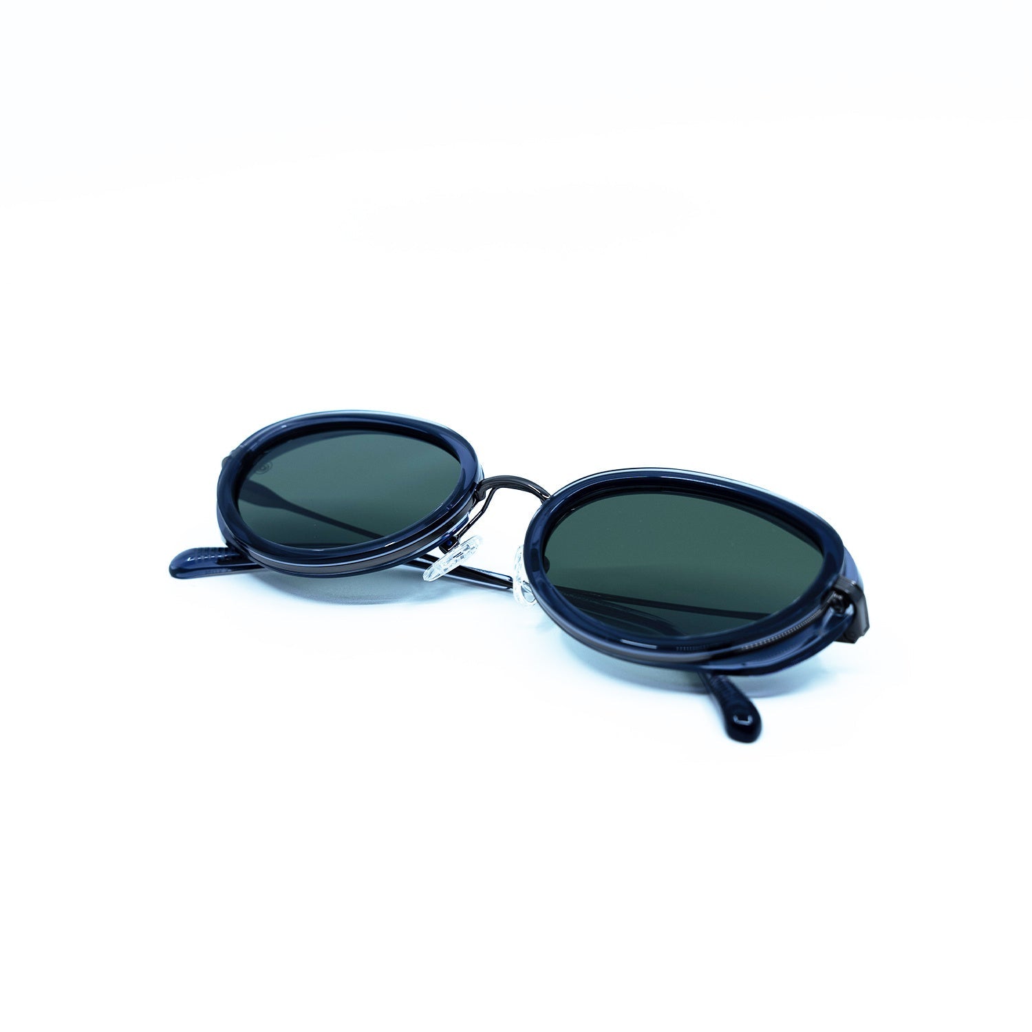 Gala Sunglasses with Ash Frame & Green Lens
