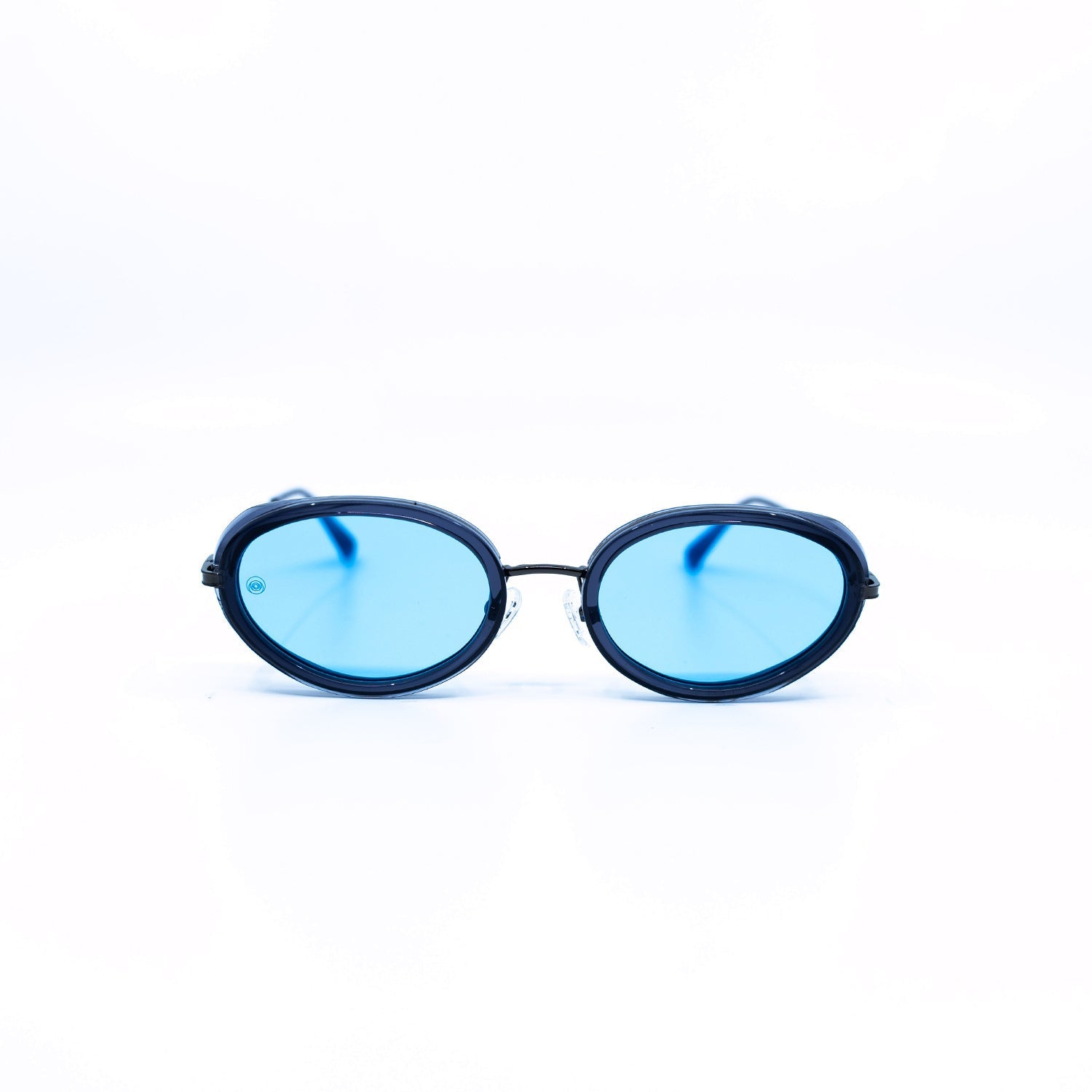 Gala Sunglasses with Ash Frame & Light Blue Lens
