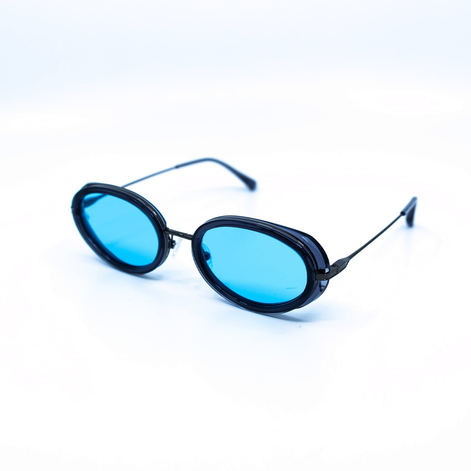 Gala Sunglasses with Ash Frame & Light Blue Lens