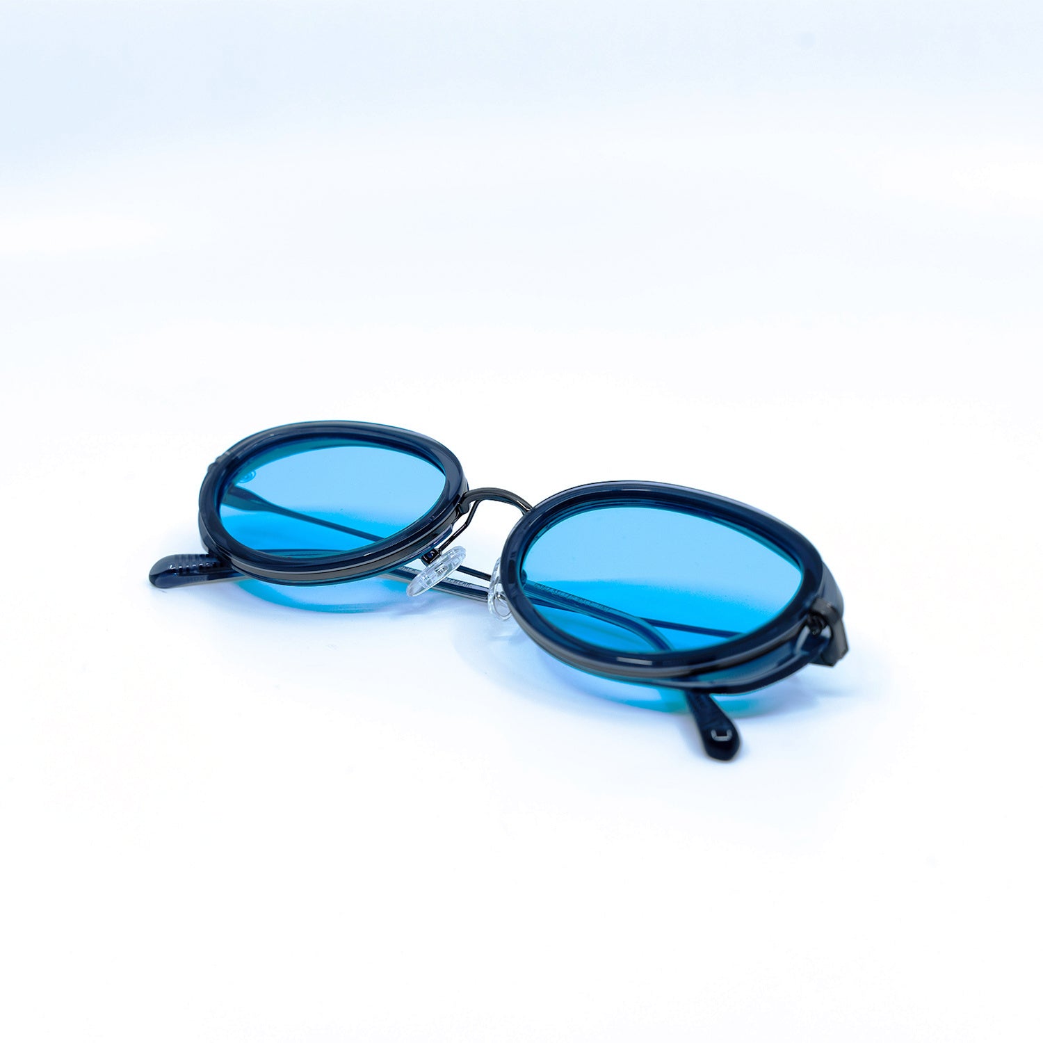 Gala Sunglasses with Ash Frame & Light Blue Lens