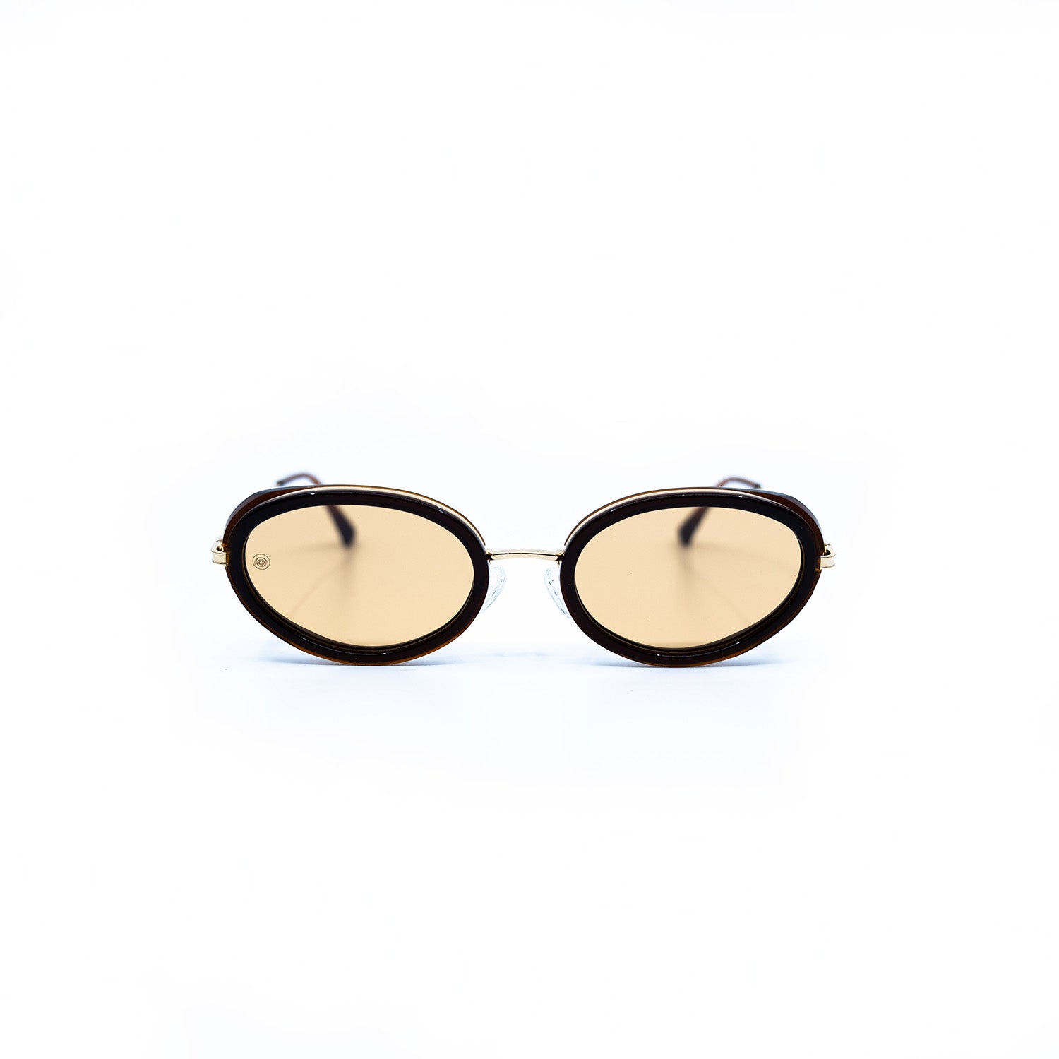 Gala Sunglasses with Brown Frame & Orange Lens