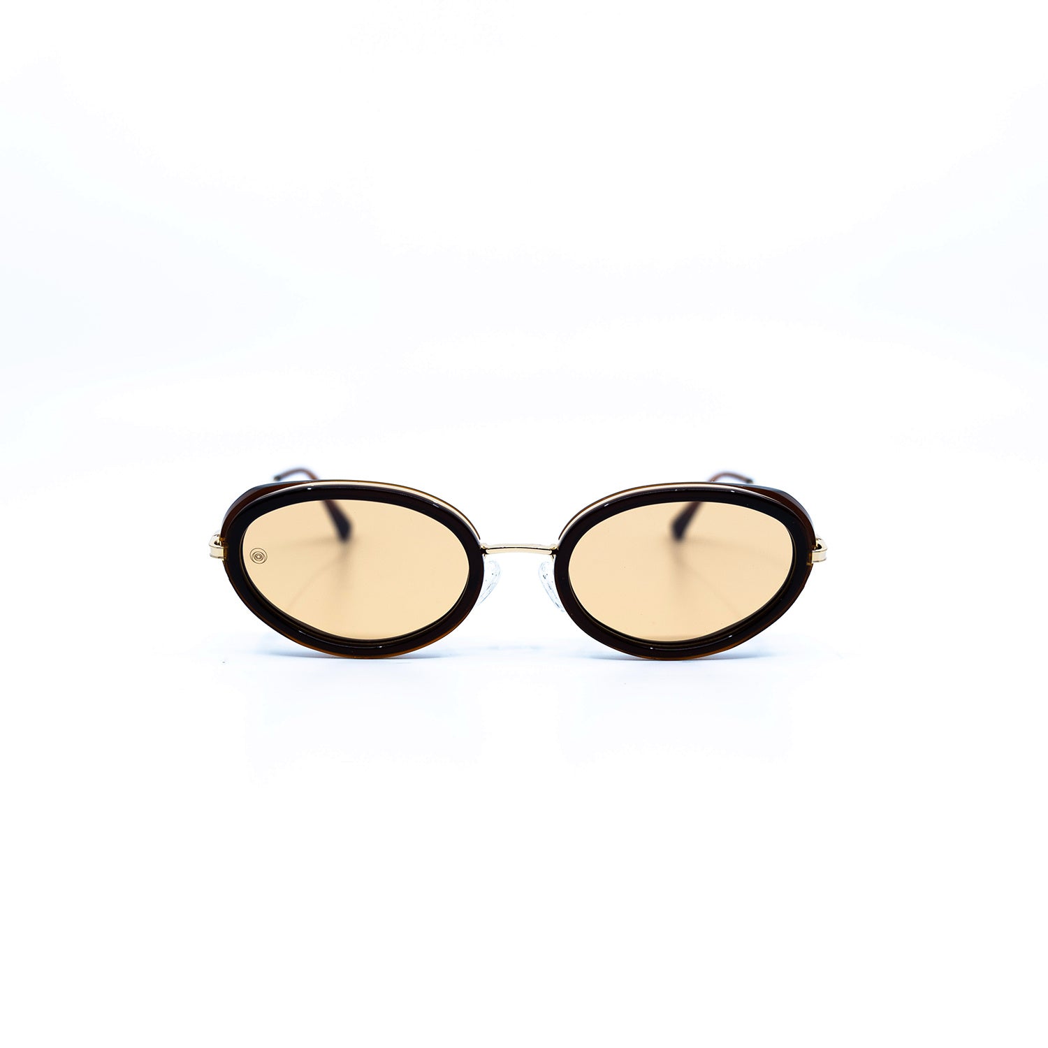 Gala Sunglasses with Brown Frame & Orange Lens