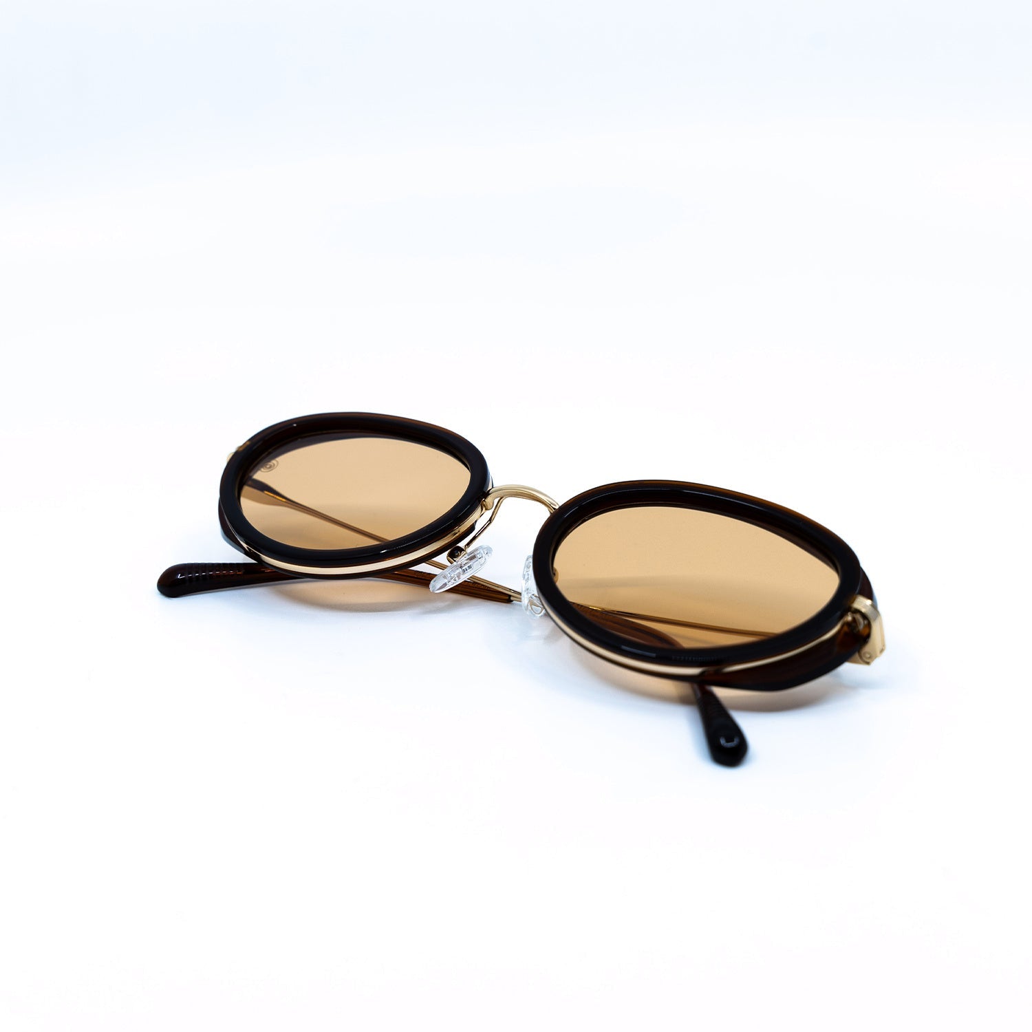 Gala Sunglasses with Brown Frame & Orange Lens