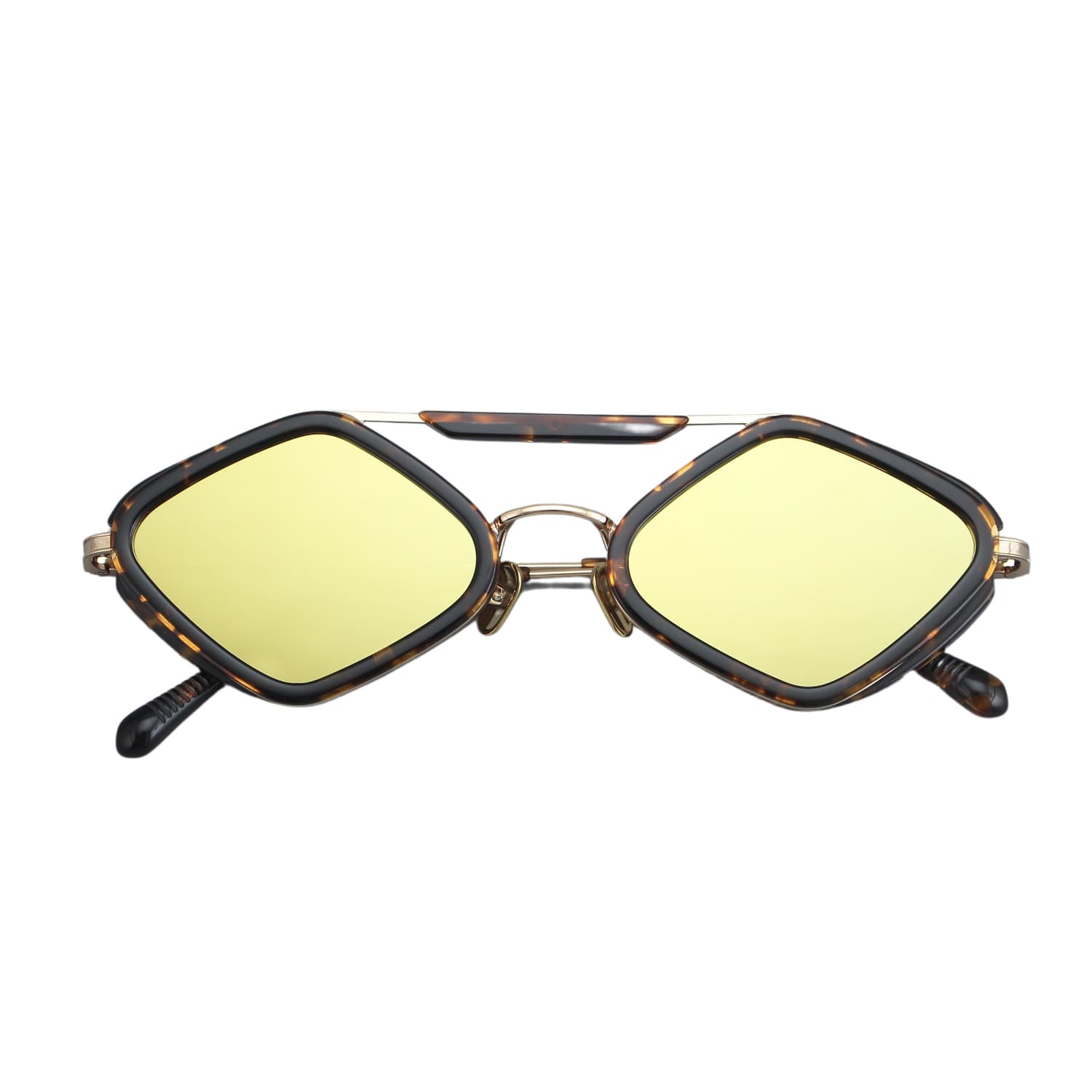 Milo Sunglasses with Havana Frame & Gold Lens
