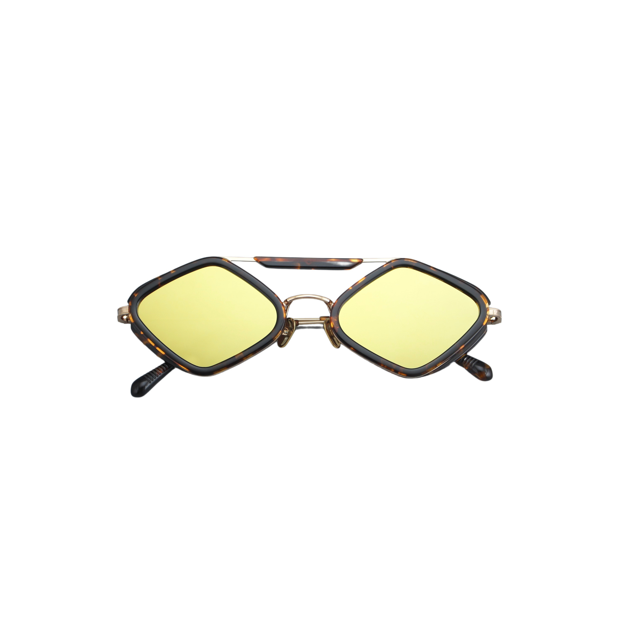 Milo Sunglasses with Havana Frame & Gold Lens