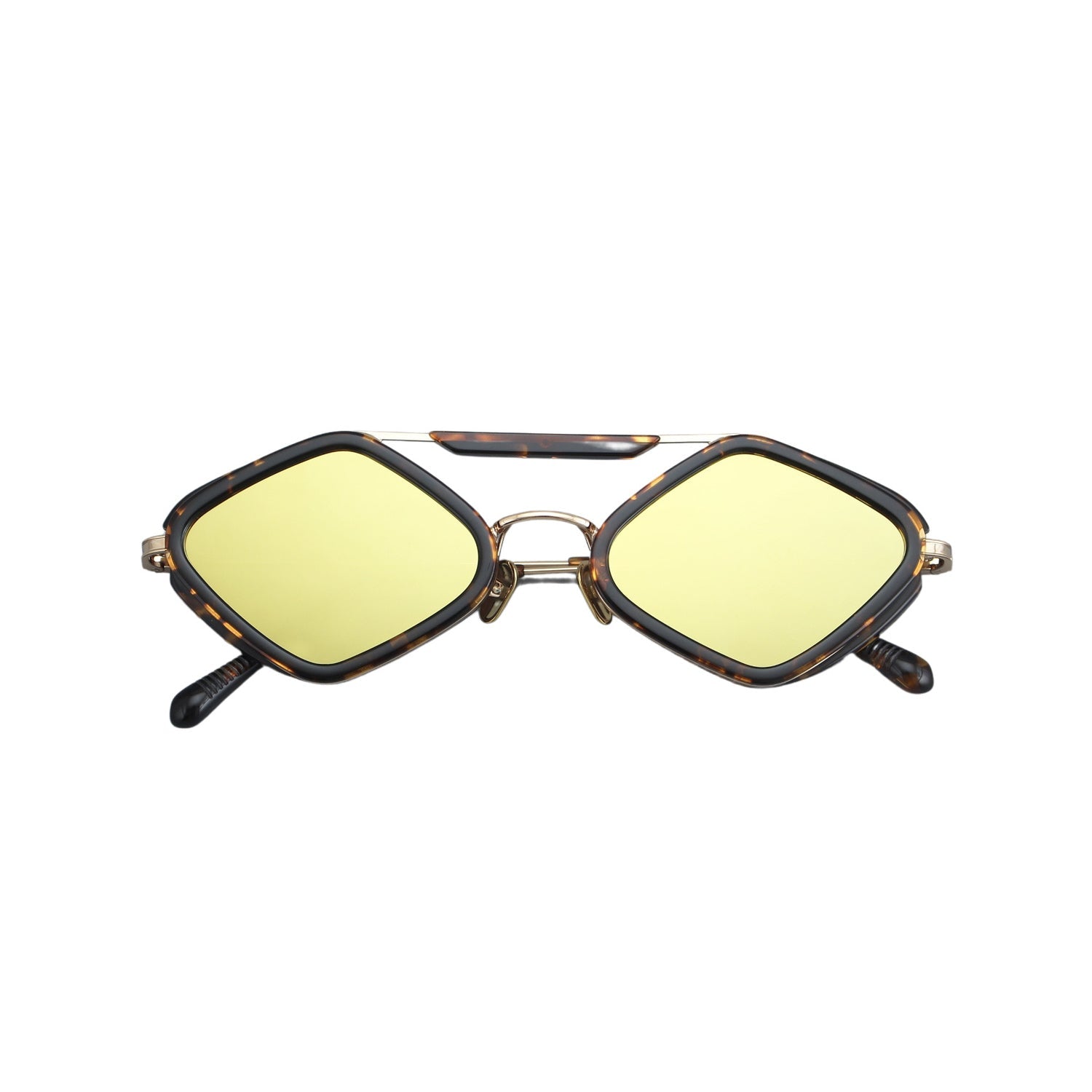 Milo Sunglasses with Havana Frame & Gold Lens