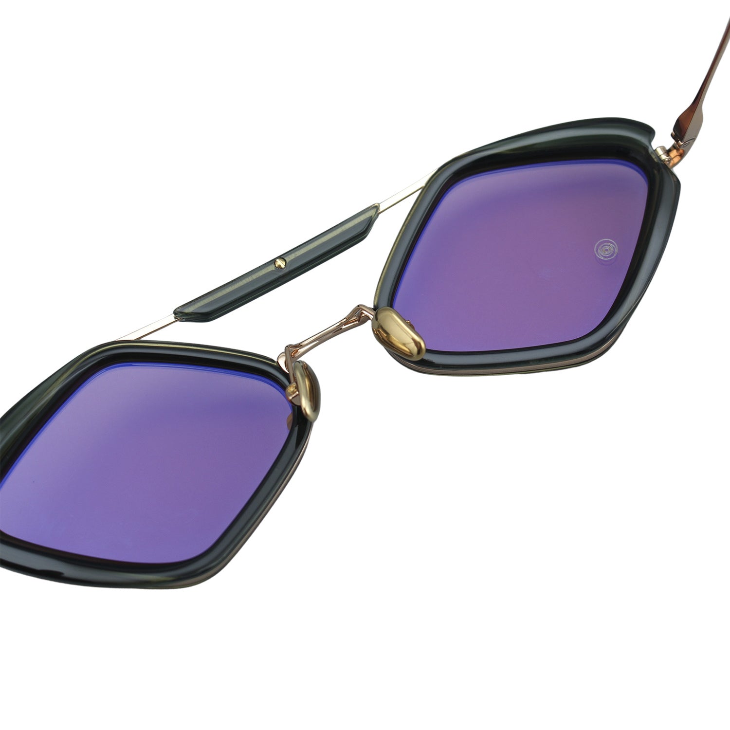 Milo Sunglasses with Havana Frame & Gold Lens