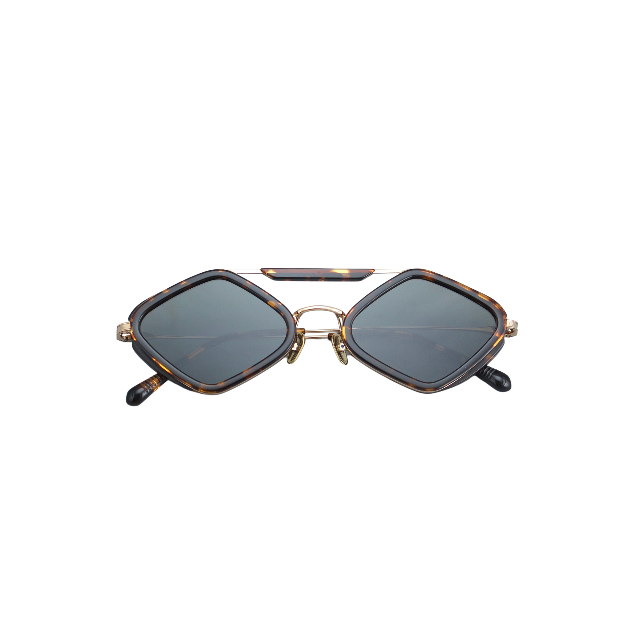 Milo Sunglasses with Havana Frame & Green Lens