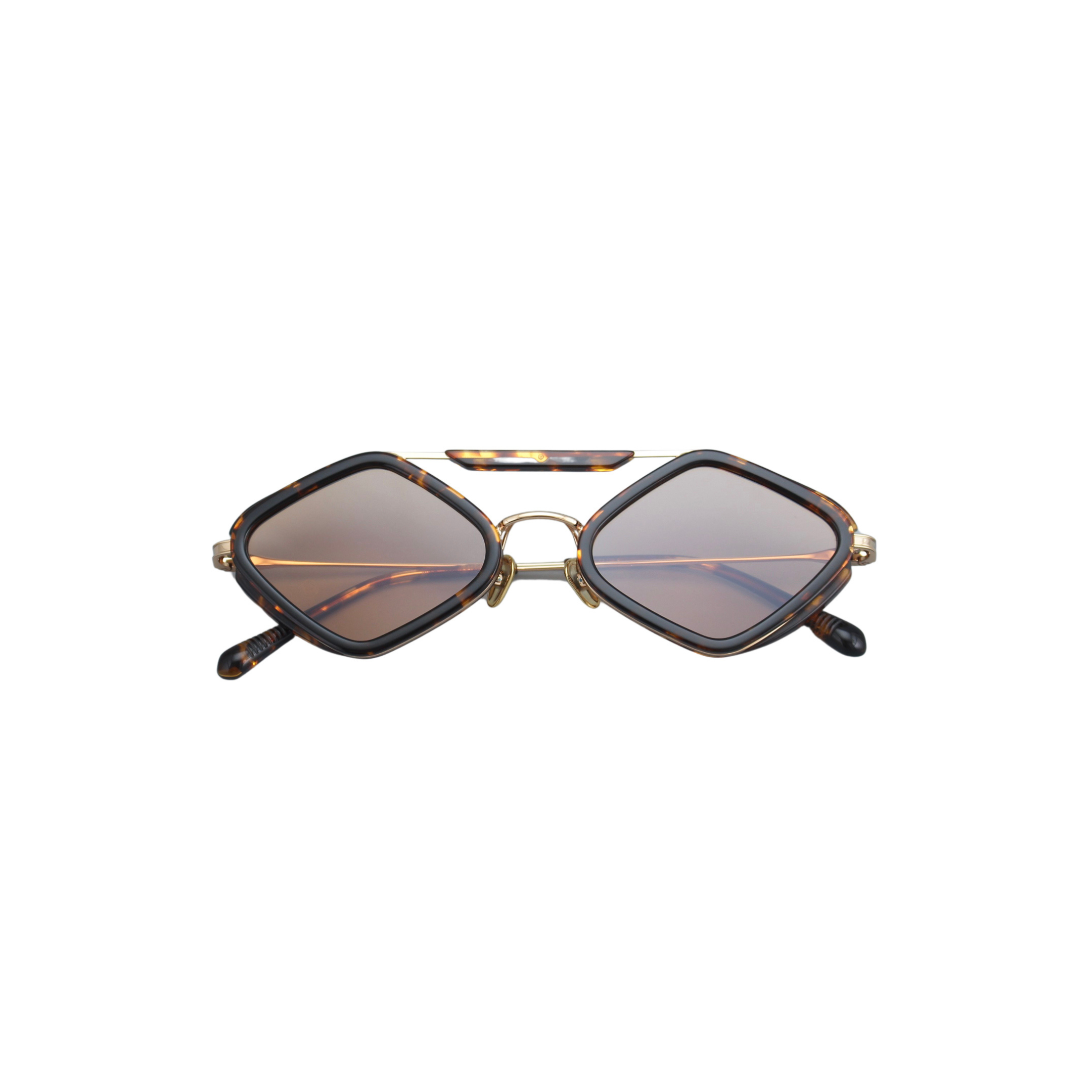 Milo Sunglasses with Havana Frame & Orange Lens