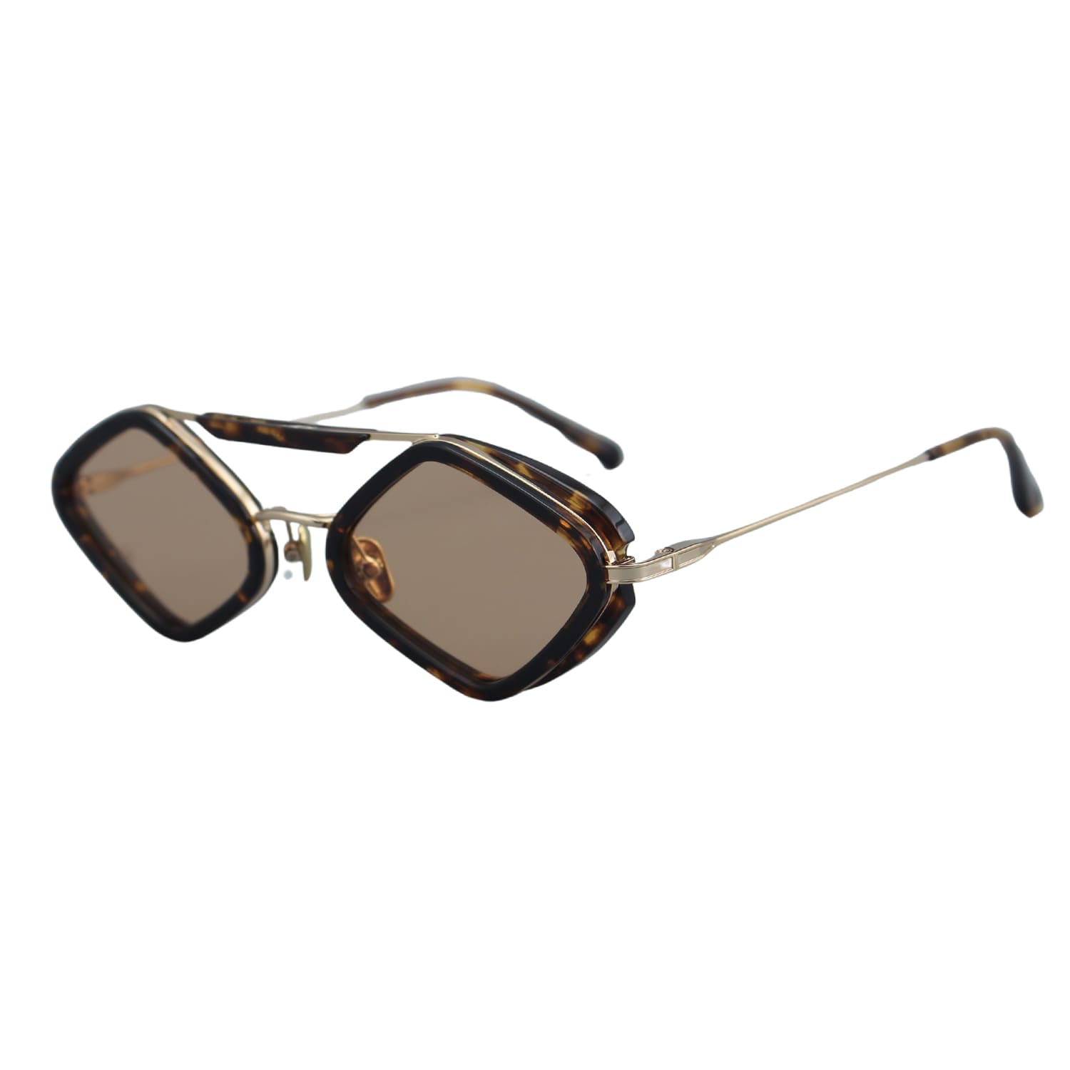 Milo Sunglasses with Havana Frame & Orange Lens