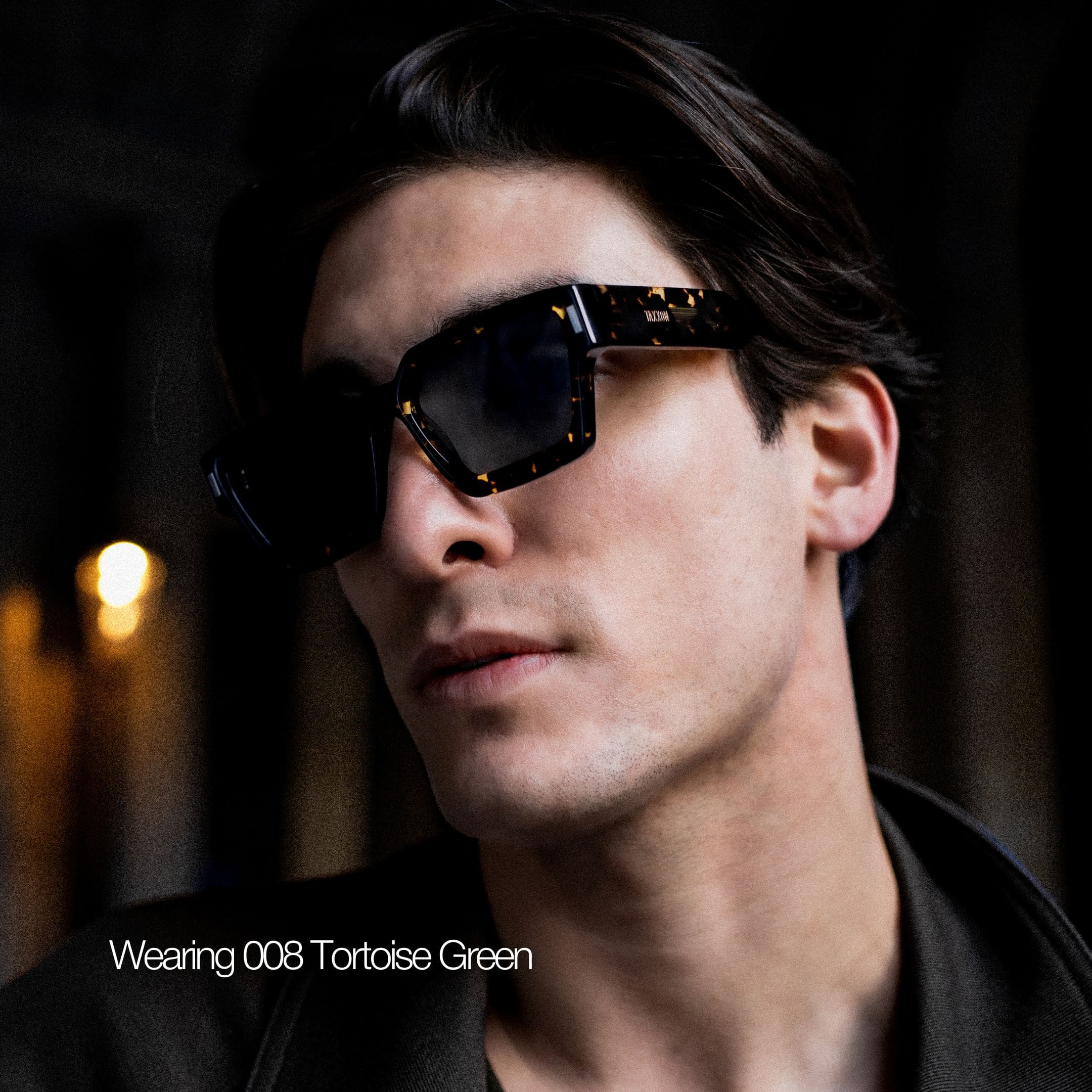 008 Sunglasses with Olive Frame & Orange Lens – TAXXON Eyewear