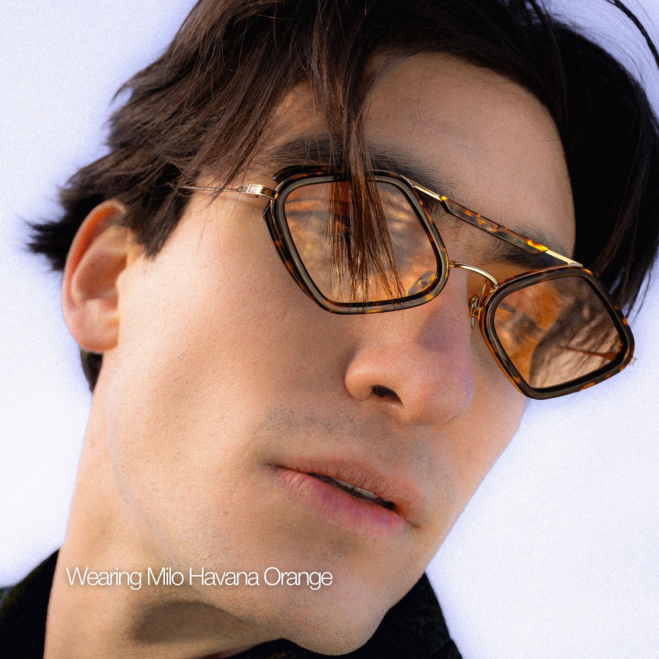 Milo Sunglasses with Havana Frame & Light Blue Lens