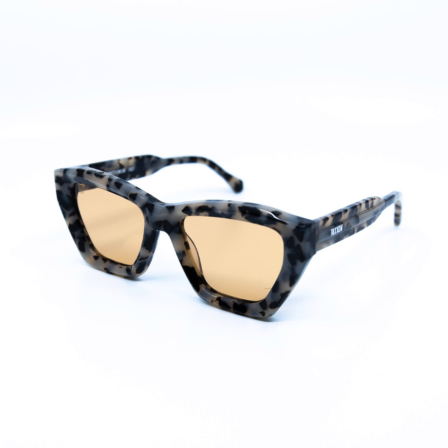 Osca Sunglasses with Cream Frame & Orange Lens