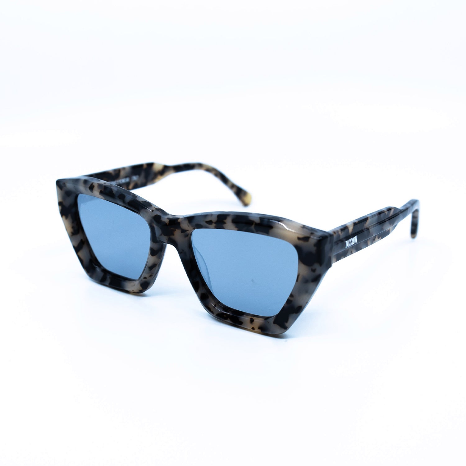 Osca Sunglasses with Cream Frame & Silver Lens