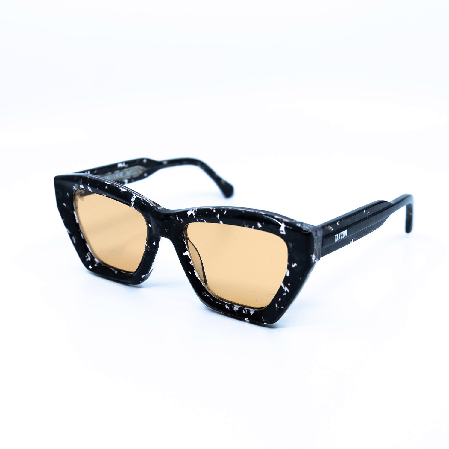 Osca Sunglasses with Demi Frame & Orange Lens