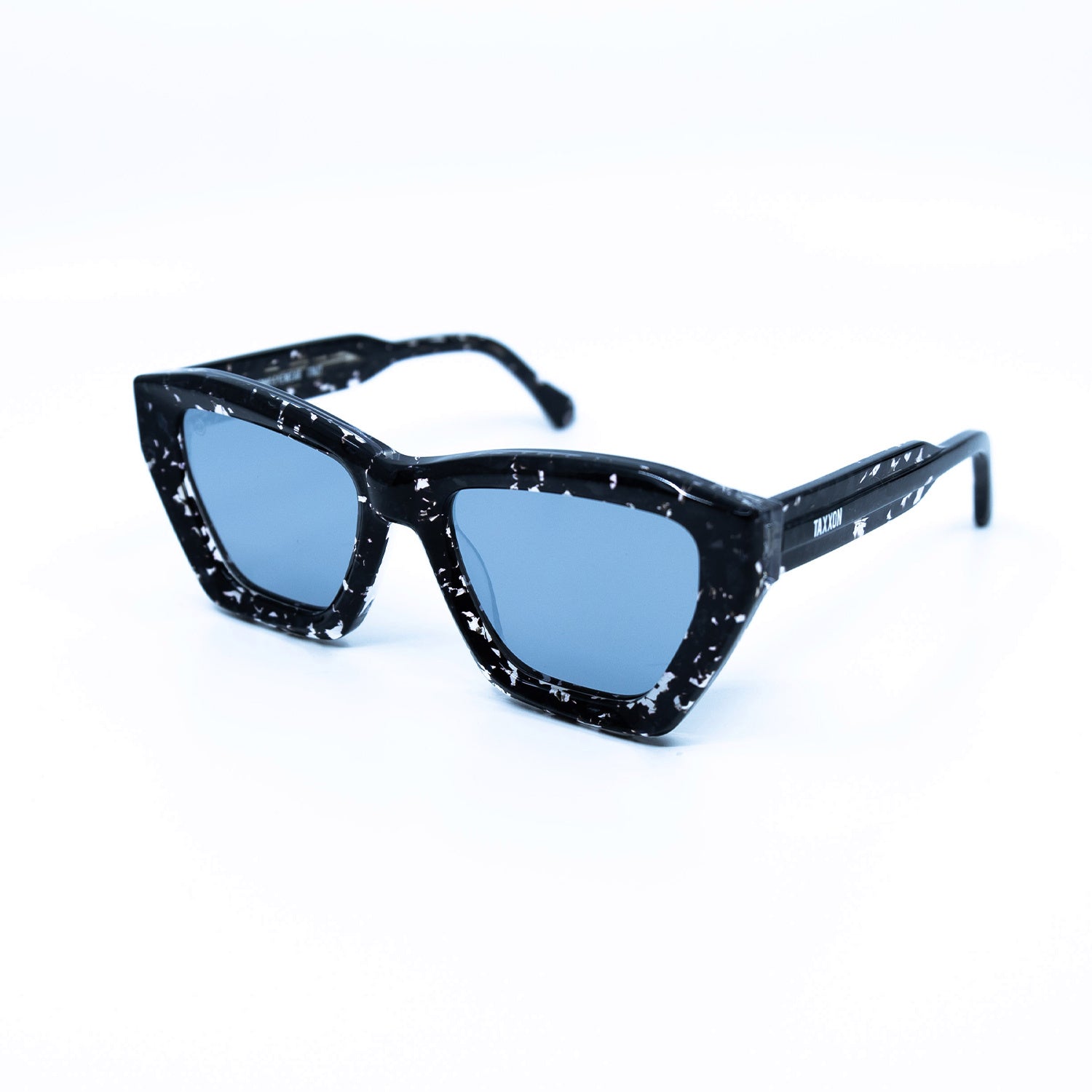 Osca Sunglasses with Demi Frame & Silver Lens