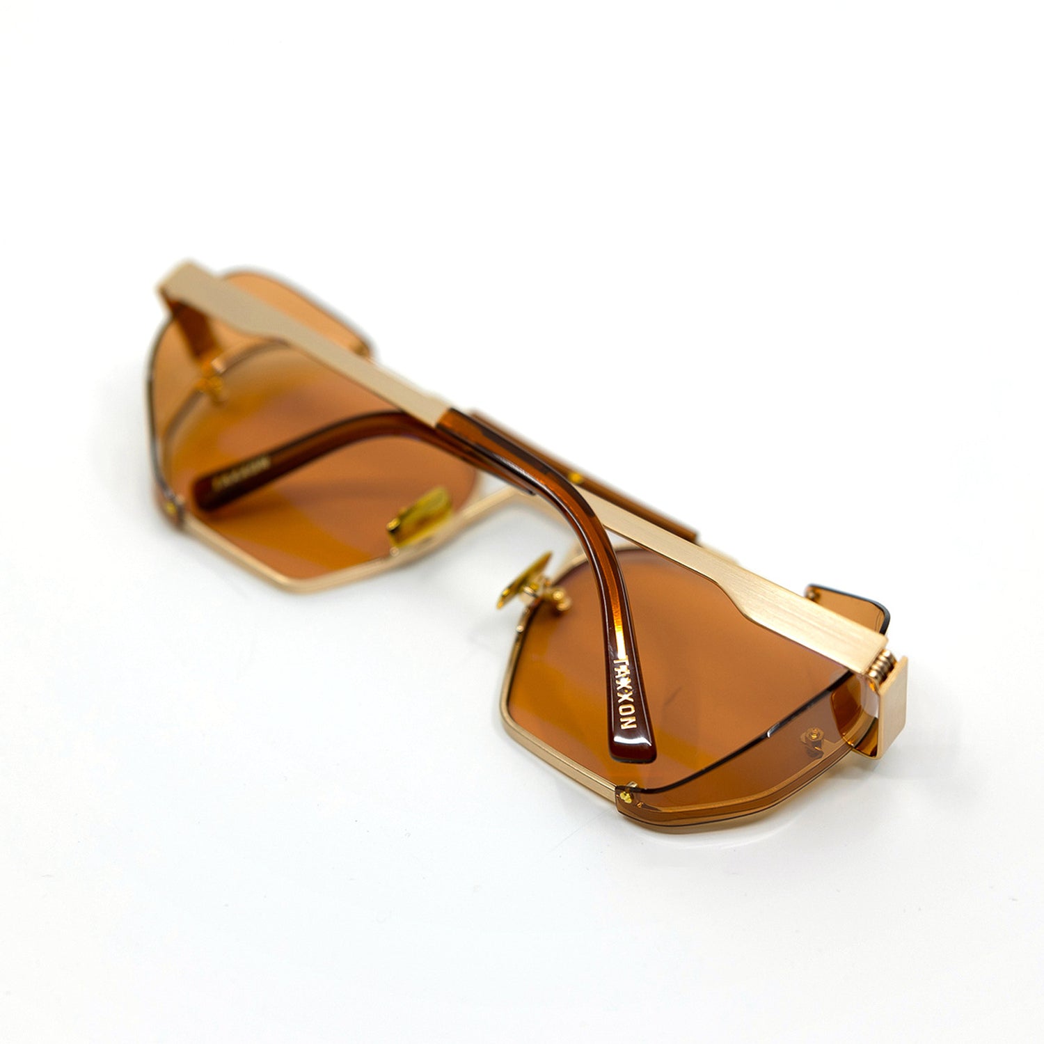Sully Sunglasses with Brown Frame & Orange Lens