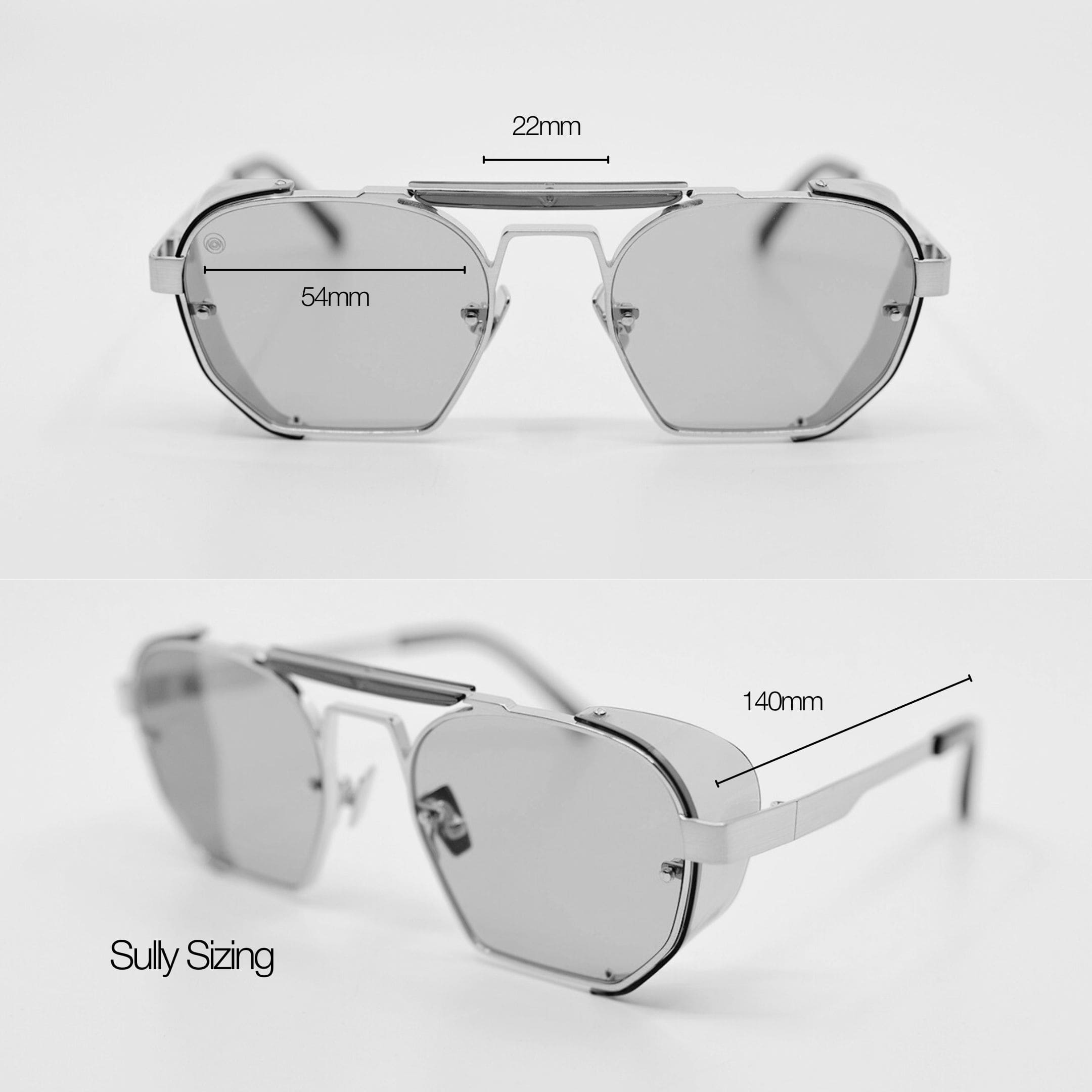 Sully Sunglasses with Havana Frame & Green Lens