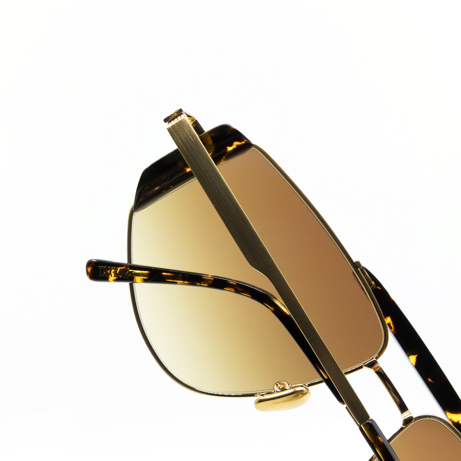 Five-O Sunglasses with Havana Frame & Brown Lens