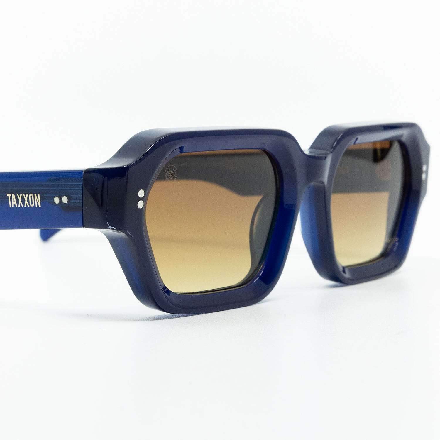 925 Sunglasses with  Navy Blue Frame & Brown Lens