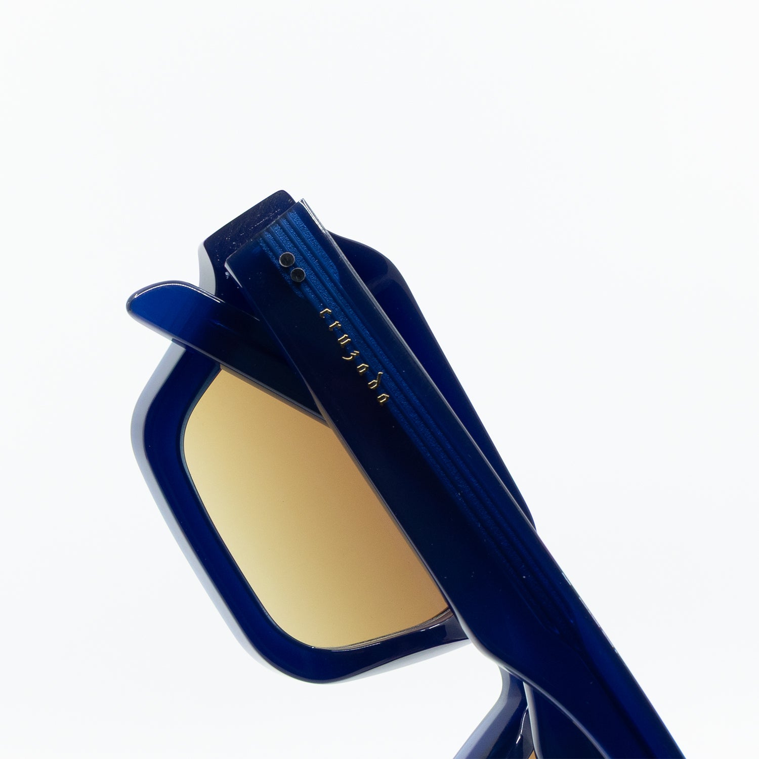925 Sunglasses with  Navy Blue Frame & Brown Lens