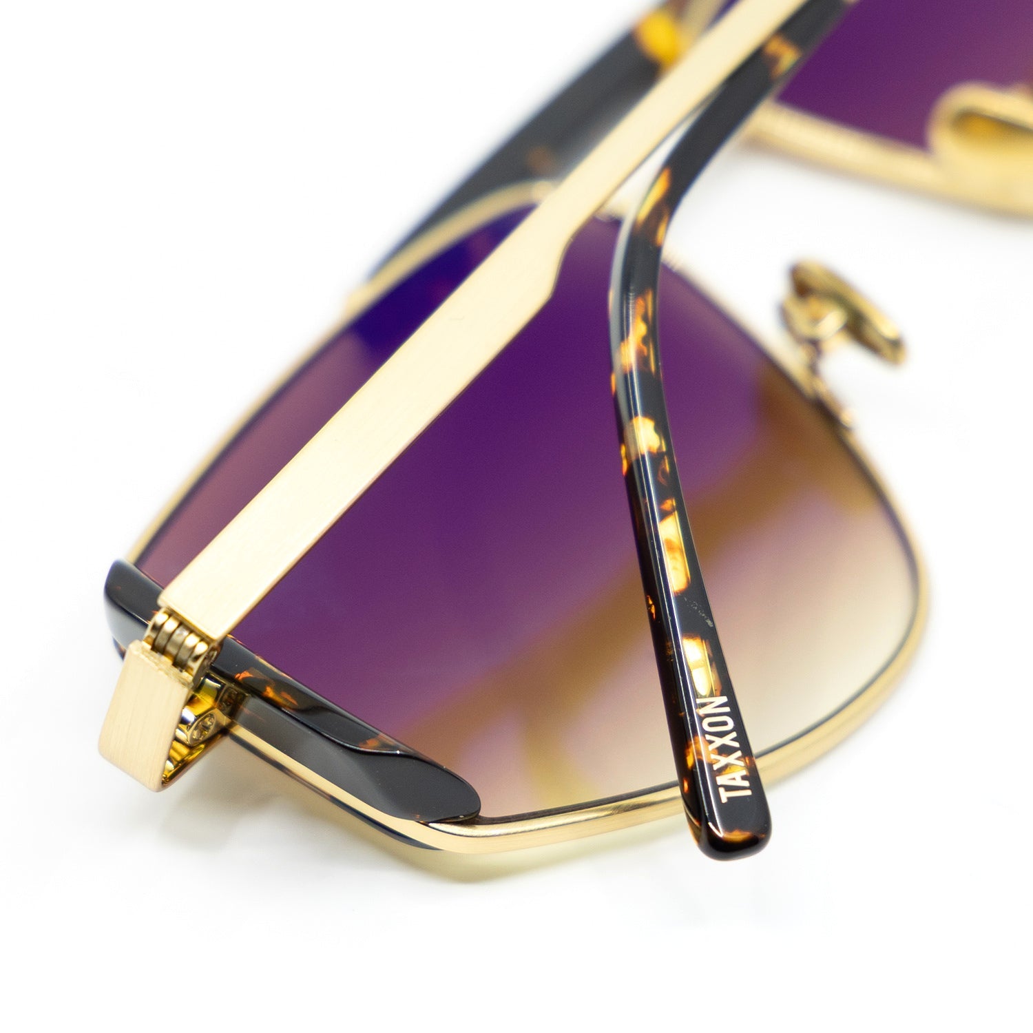 Five-O Sunglasses with Havana Frame & Brown Lens