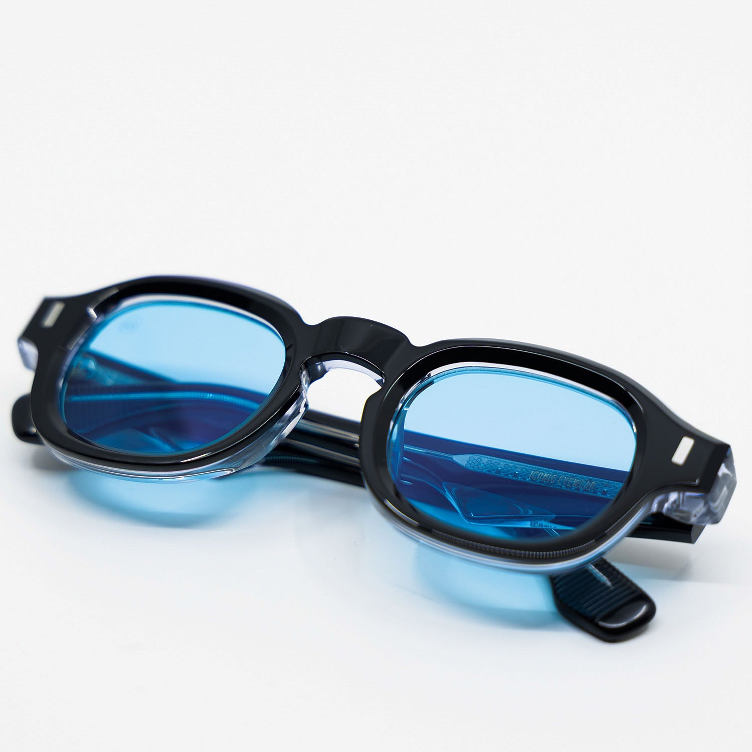 Tom Sunglasses with Black Frame & Light Blue Lens