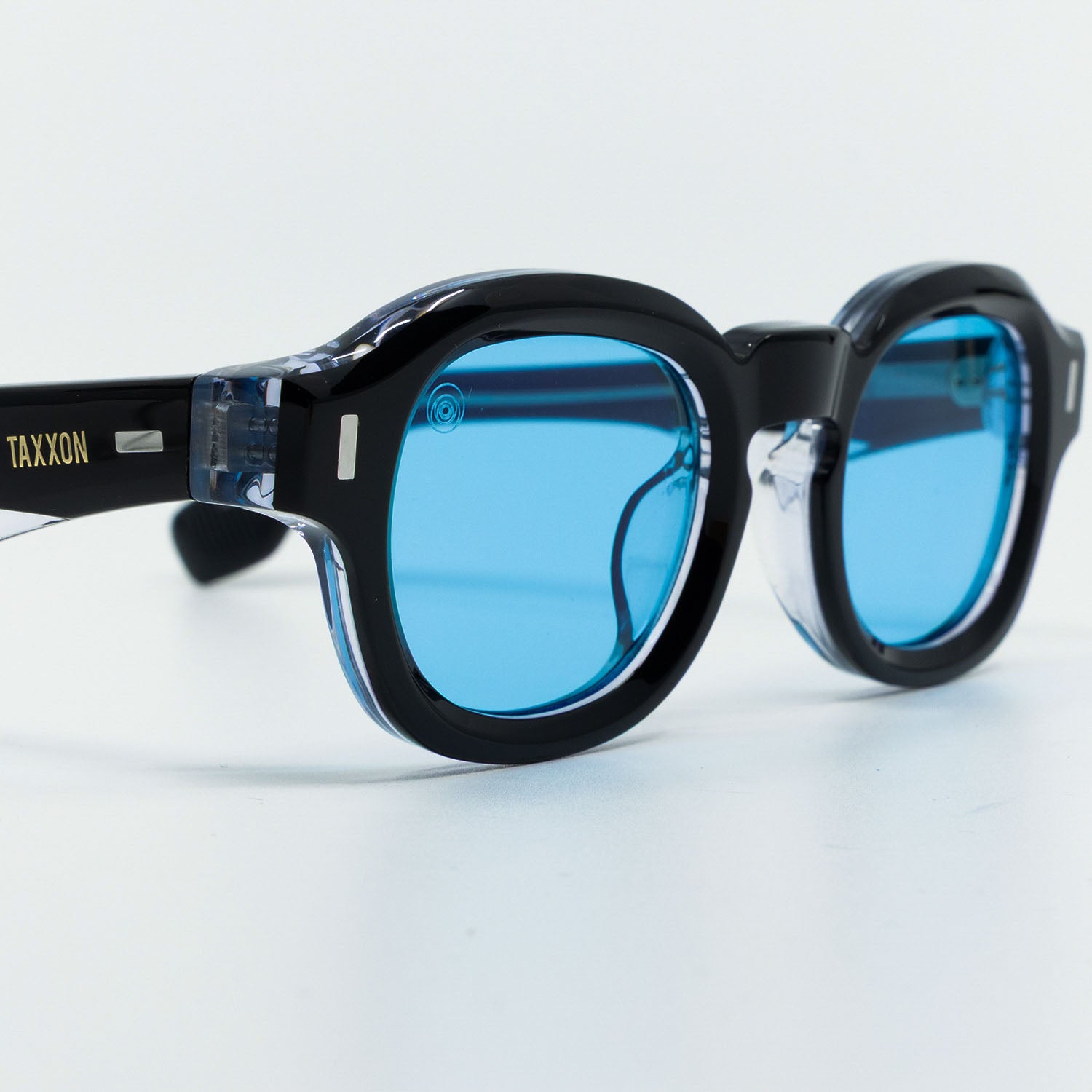 Tom Sunglasses with Black Frame & Light Blue Lens