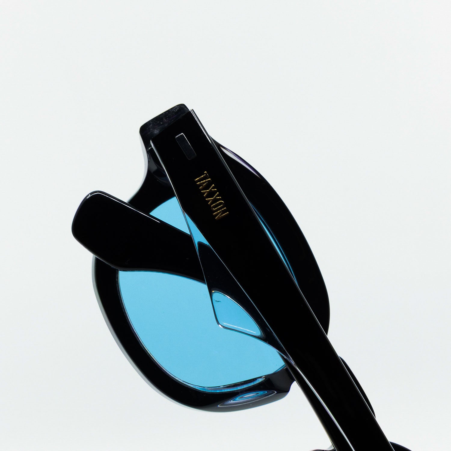 Tom Sunglasses with Black Frame & Light Blue Lens