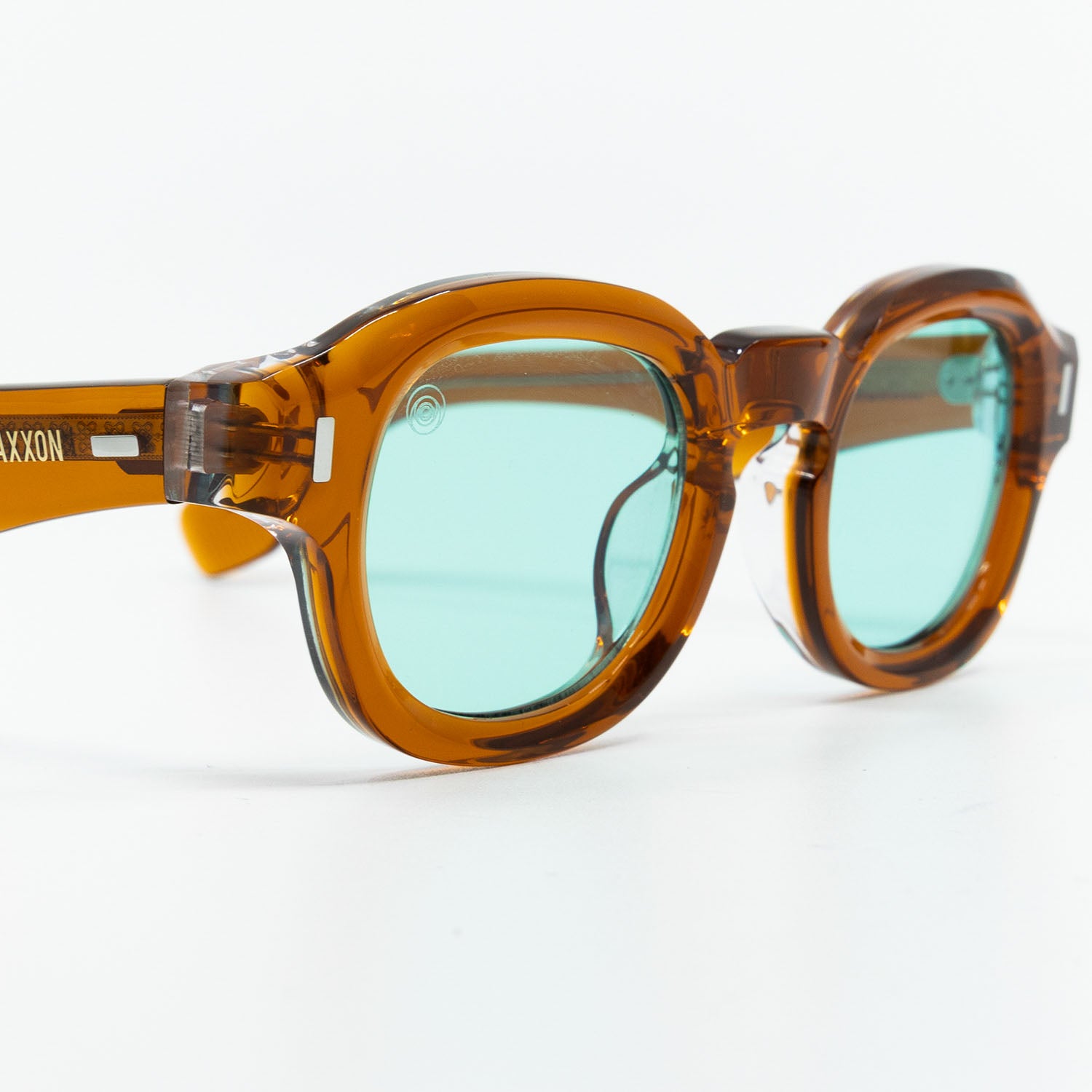 Tom Sunglasses with Amber Frame & Aqua Lens