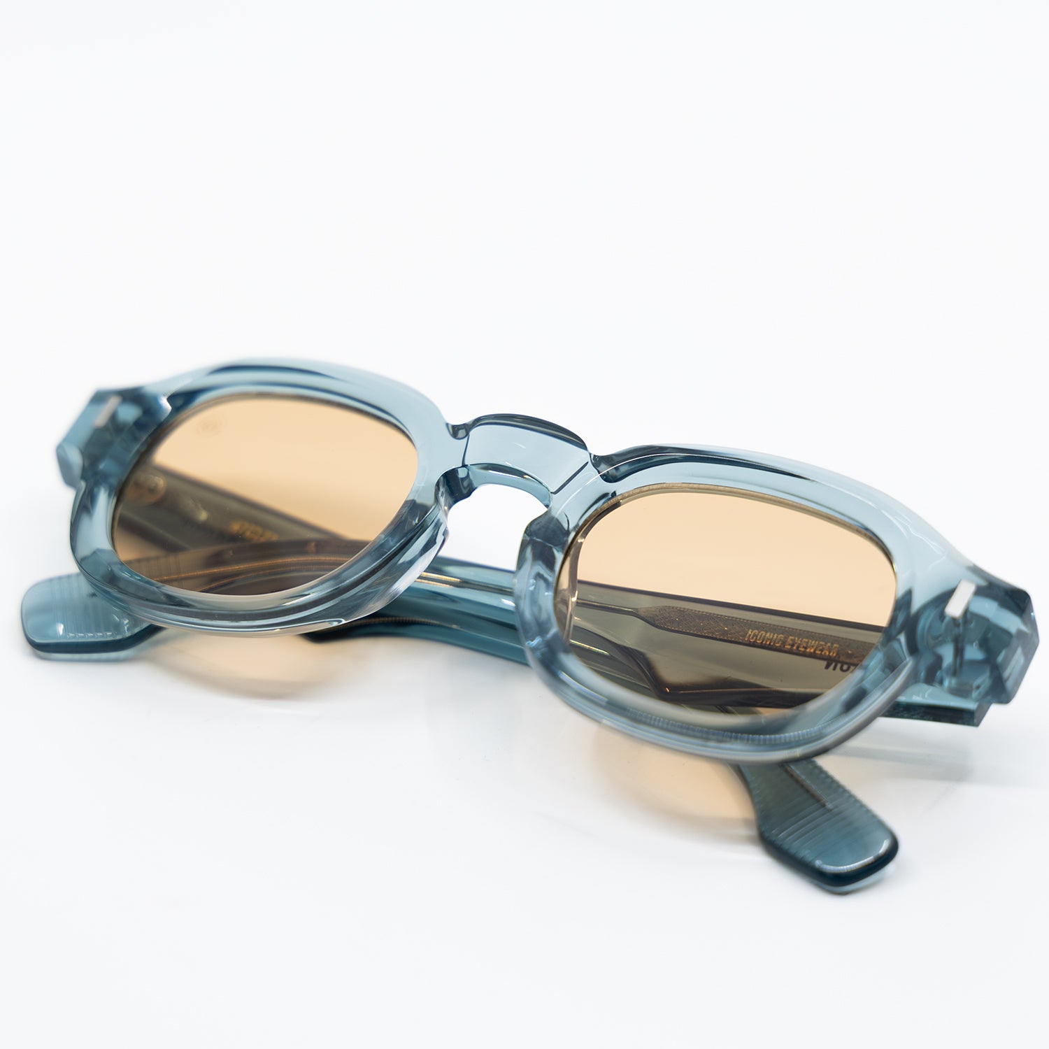 Tom Sunglasses with Arctic Frame & Orange Lens