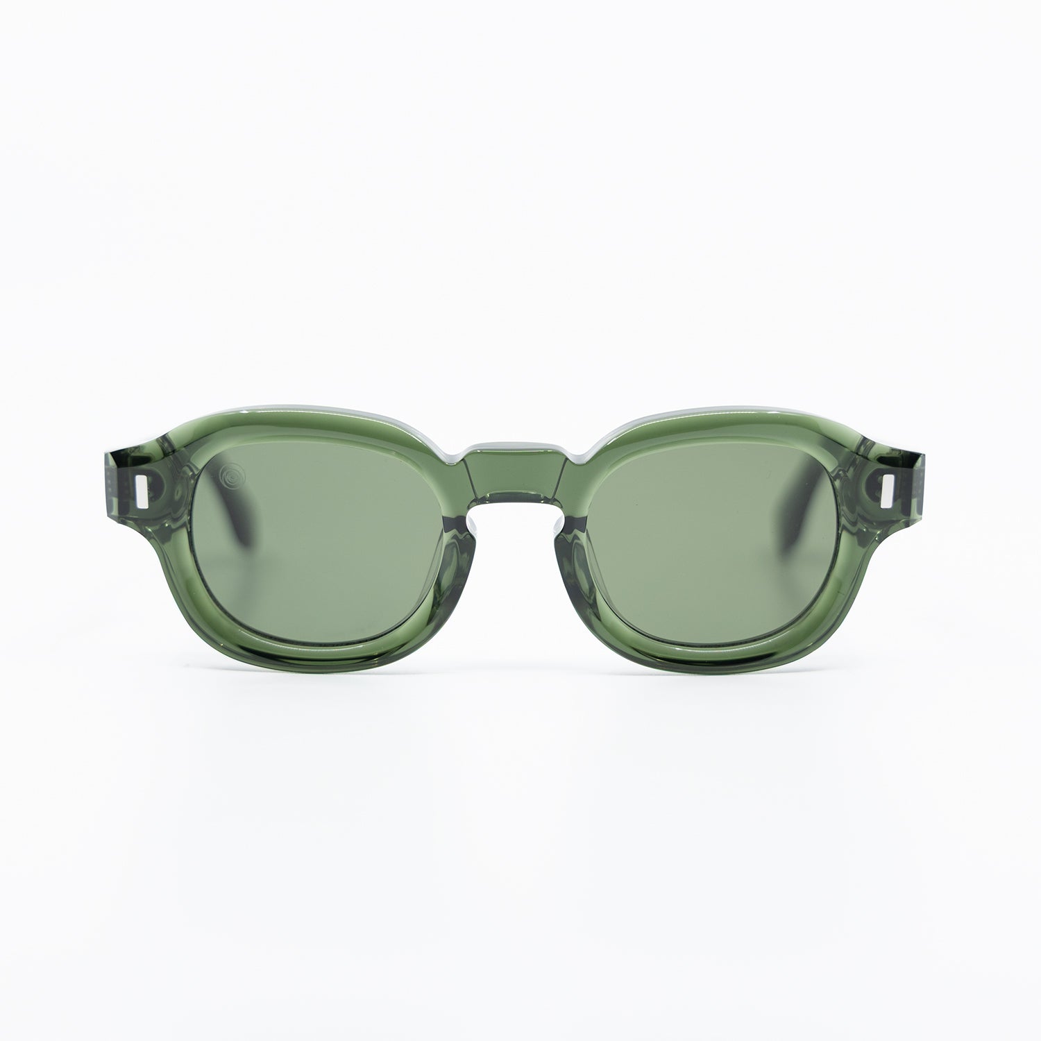 Tom Sunglasses with Olive Frame & Green Lens
