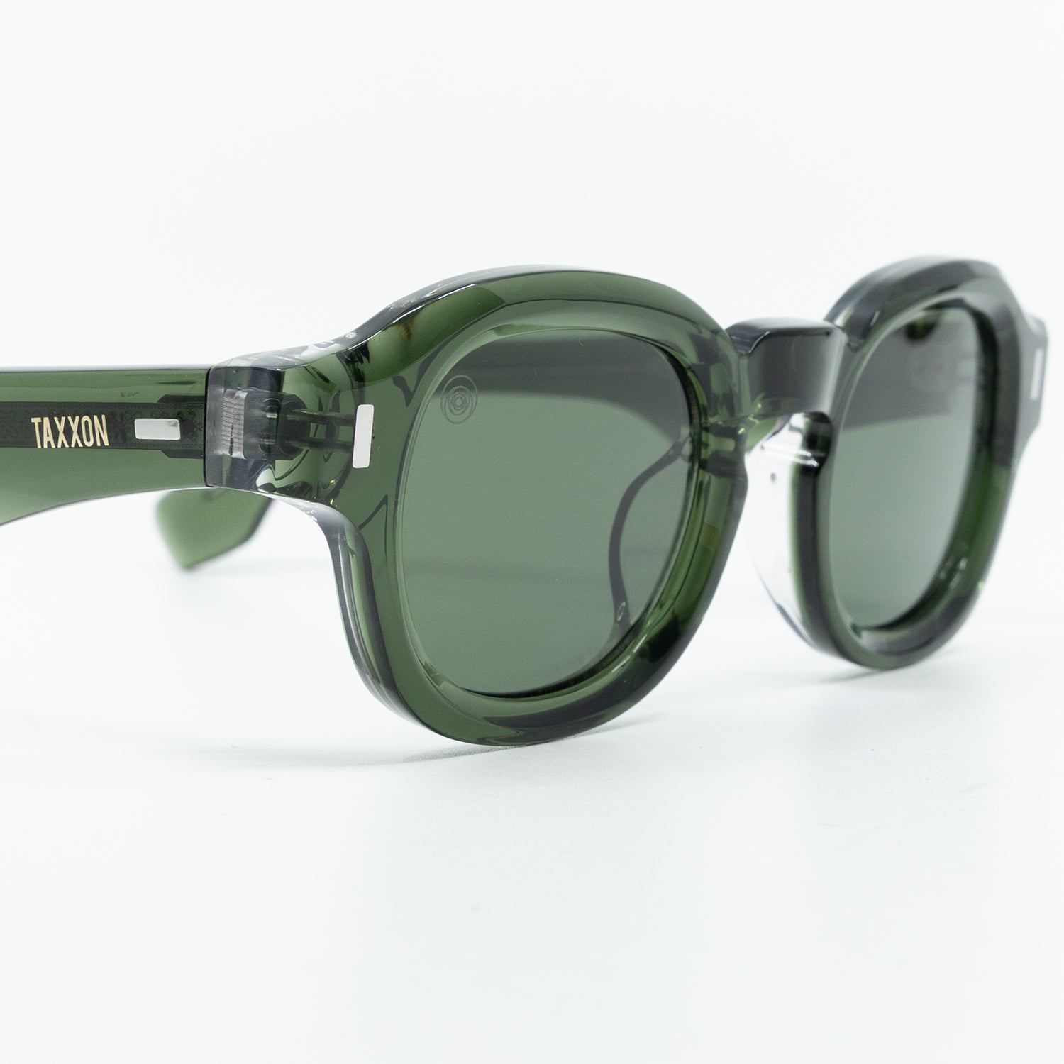 Tom Sunglasses with Olive Frame & Green Lens