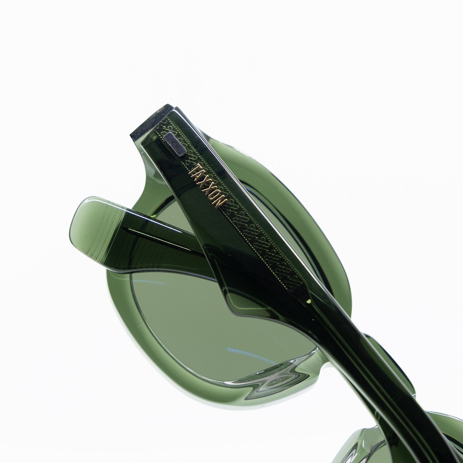 Tom Sunglasses with Olive Frame & Green Lens