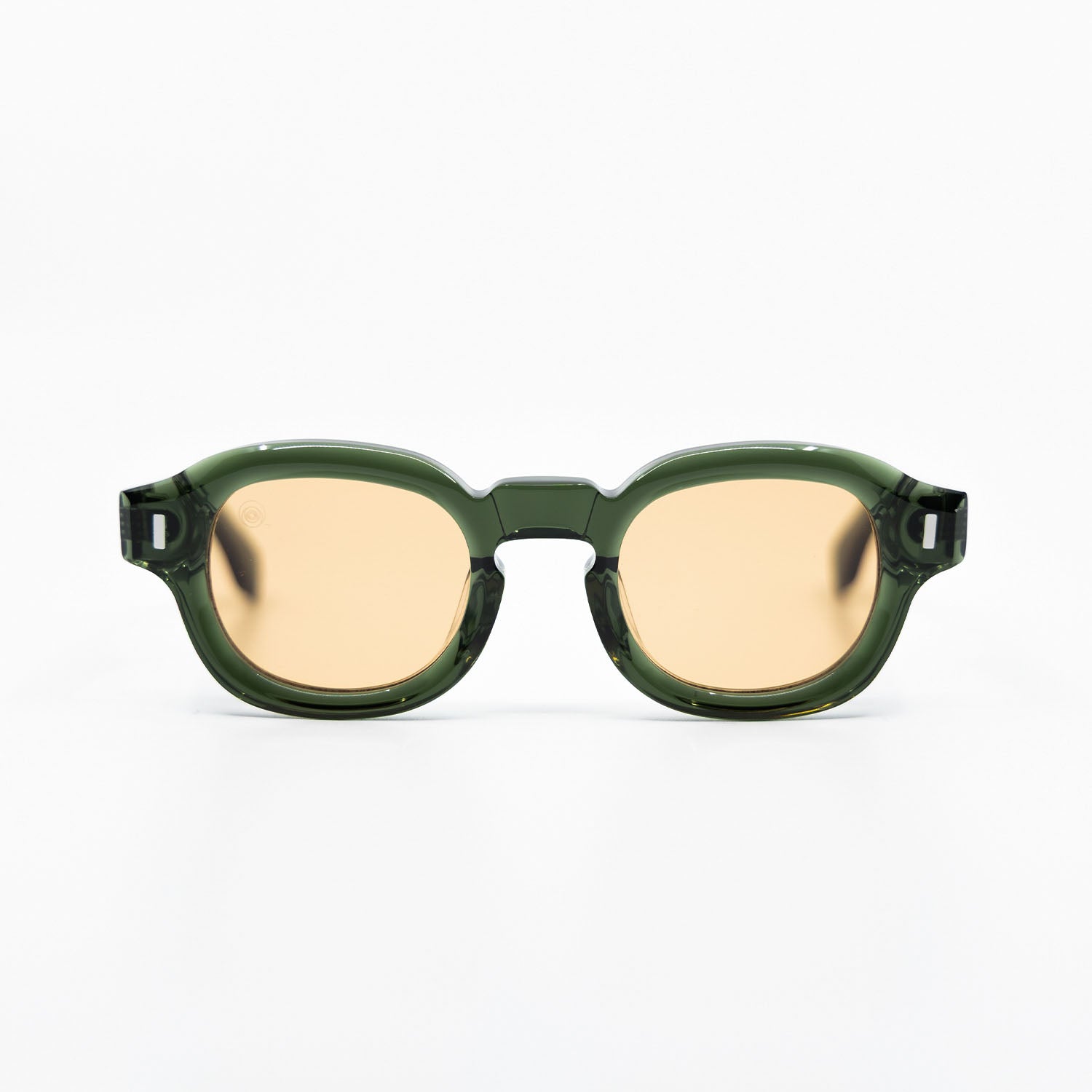 Tom Sunglasses with Olive Frame & Orange Lens