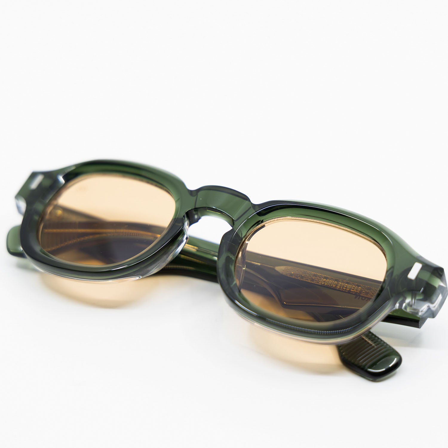 Tom Sunglasses with Olive Frame & Orange Lens