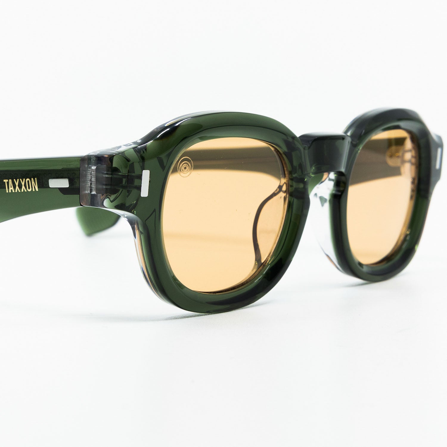 Tom Sunglasses with Olive Frame & Orange Lens
