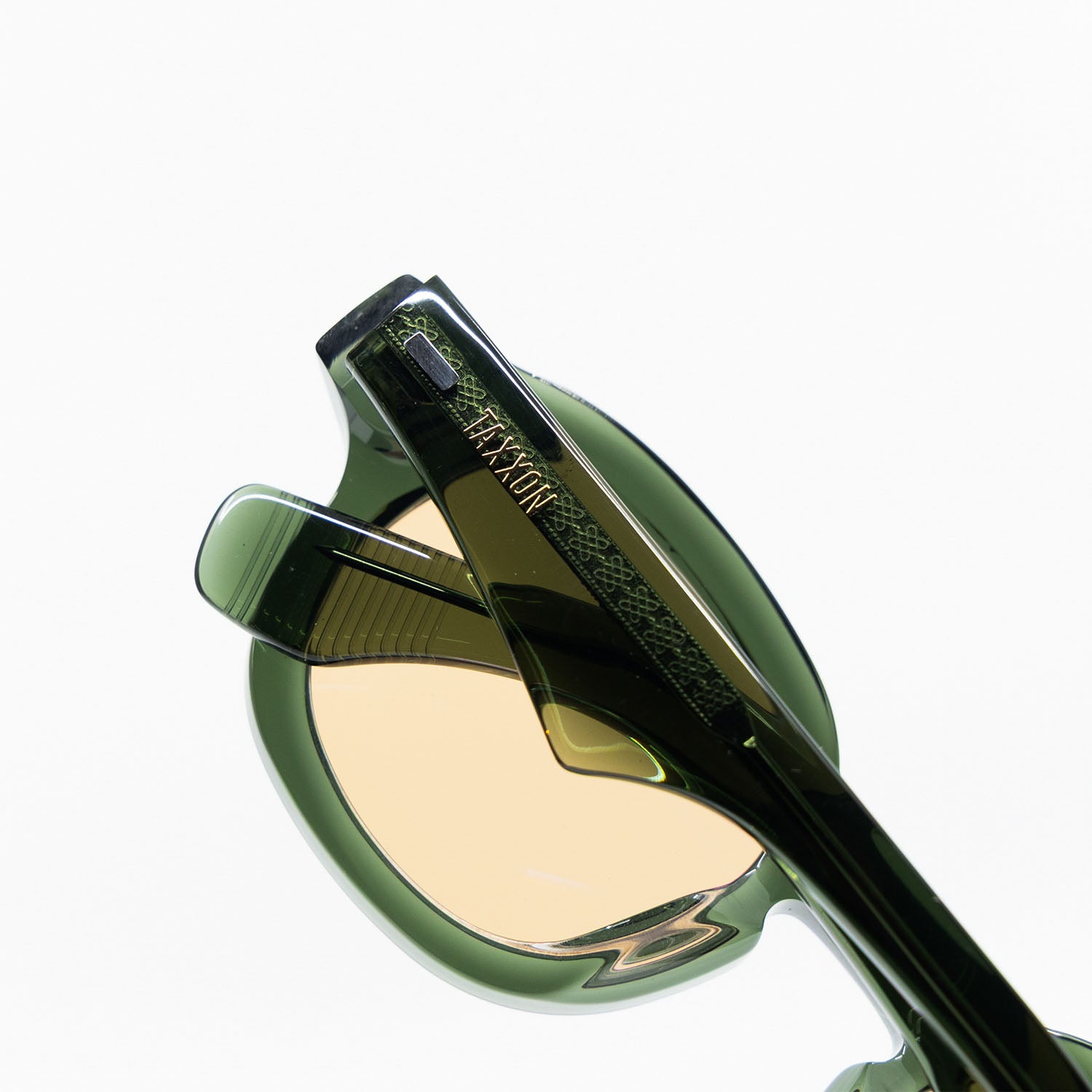 Tom Sunglasses with Olive Frame & Orange Lens
