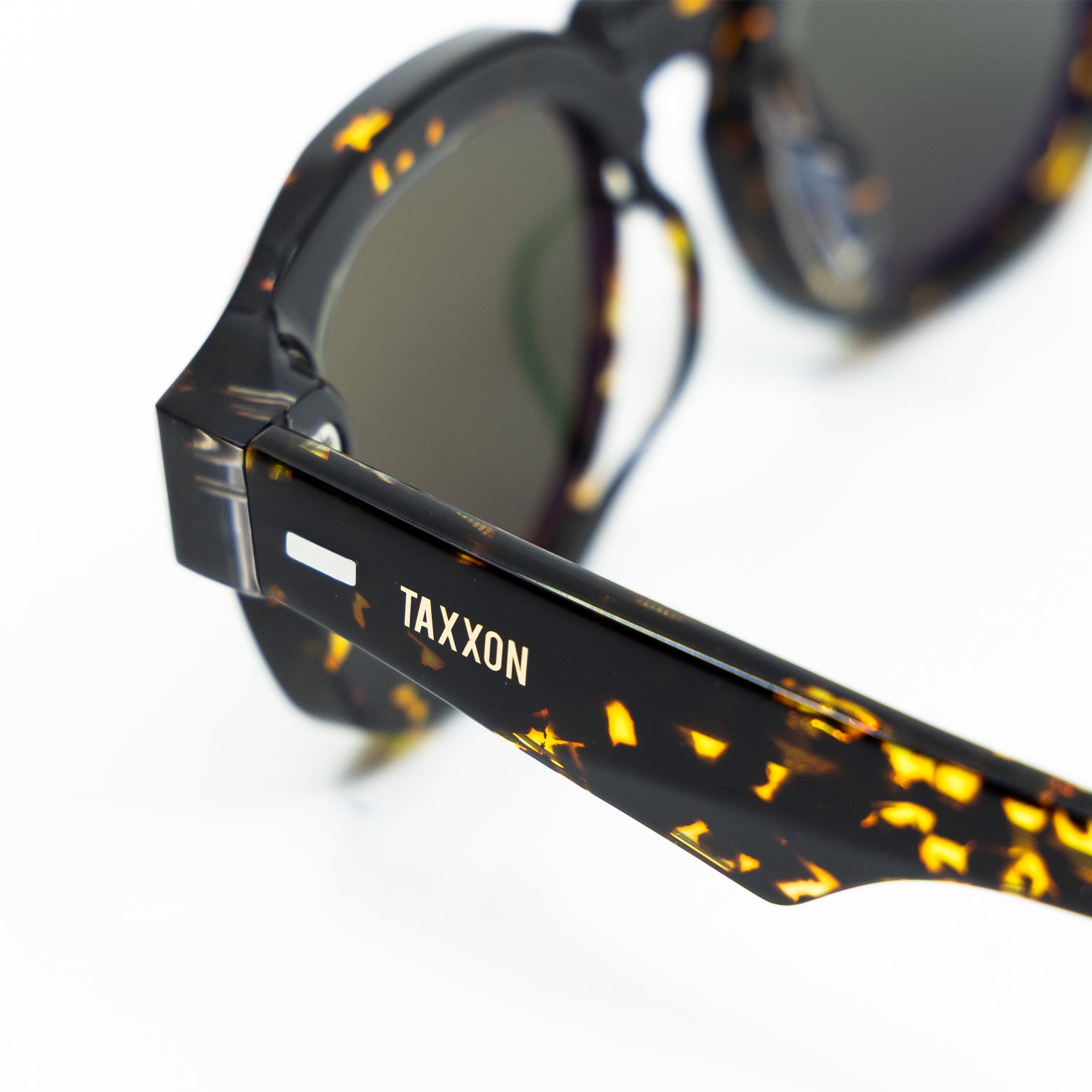 Tom Sunglasses with Havana Frame & Green Lens