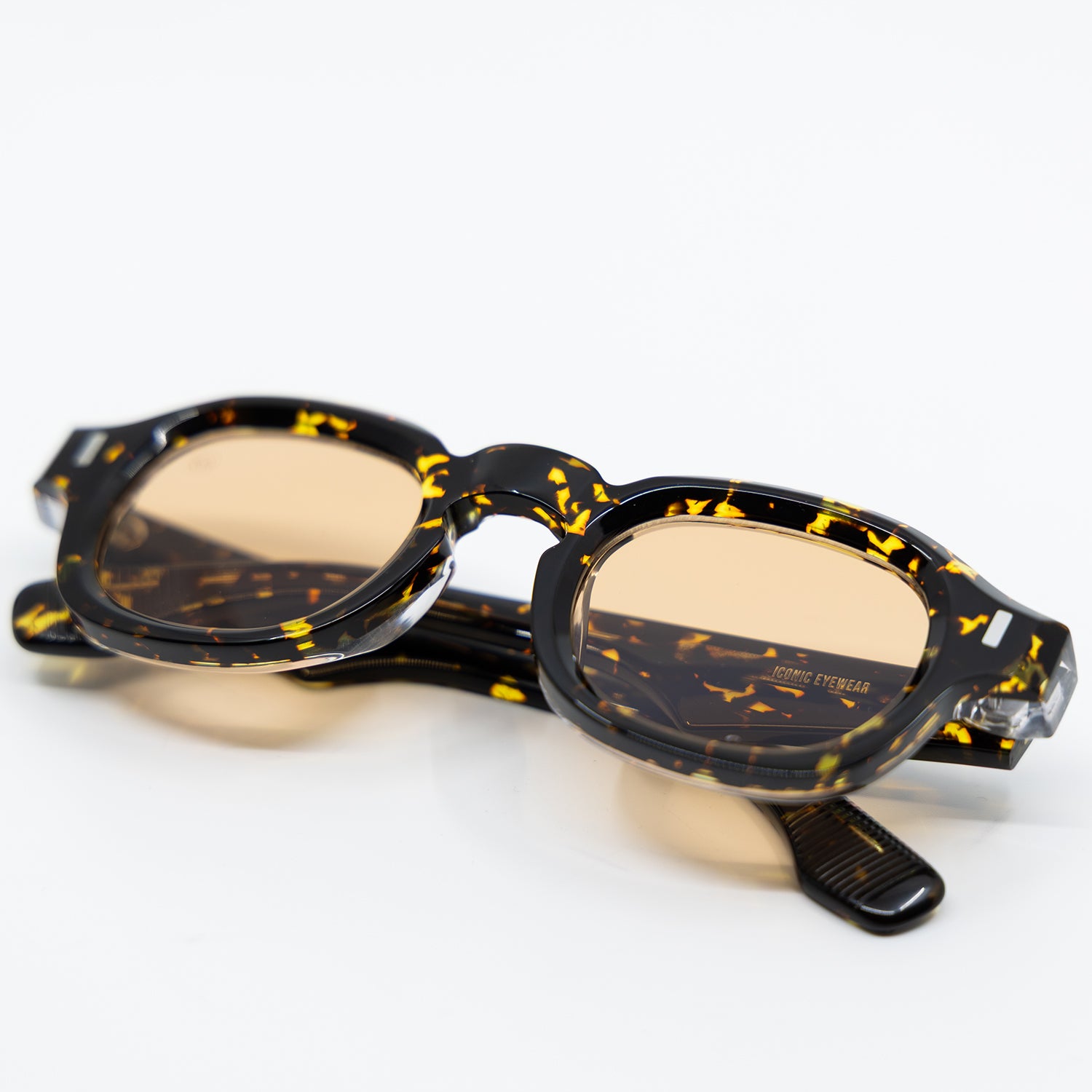 Tom Sunglasses with Havana Frame & Orange Lens
