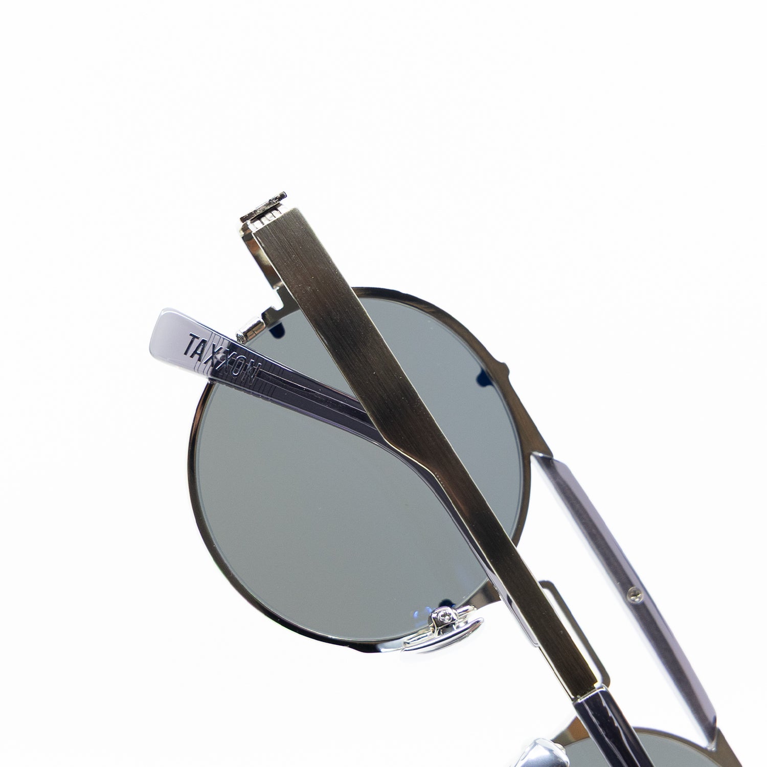 Lennon Sunglasses with Silver Frame & Silver Mirror Lens