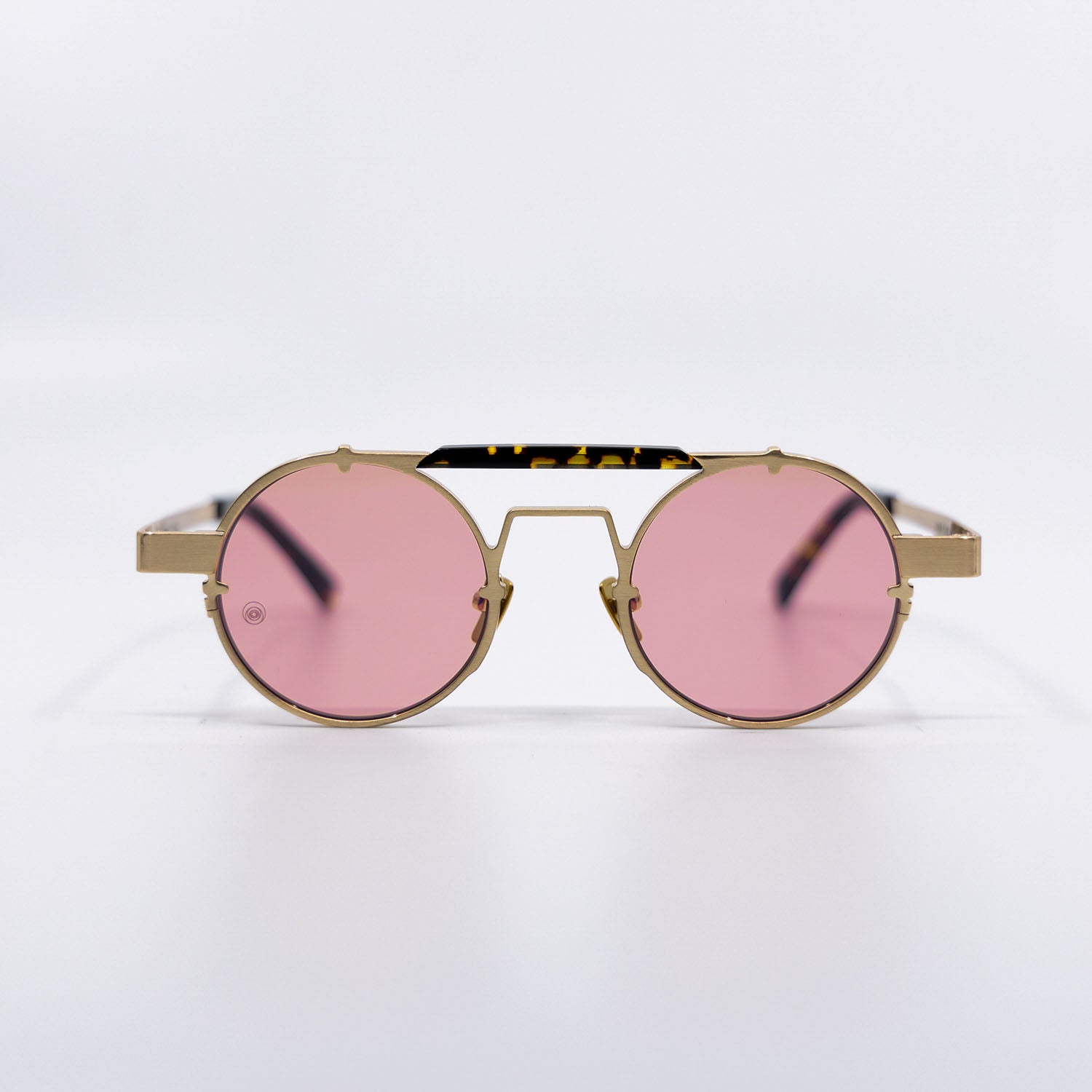 Lennon Sunglasses with Havana Frame & Red Lens