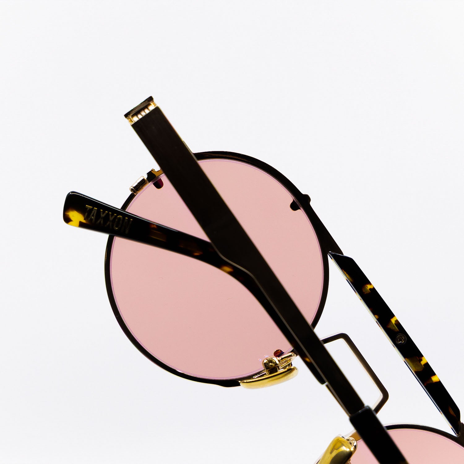 Lennon Sunglasses with Havana Frame & Red Lens