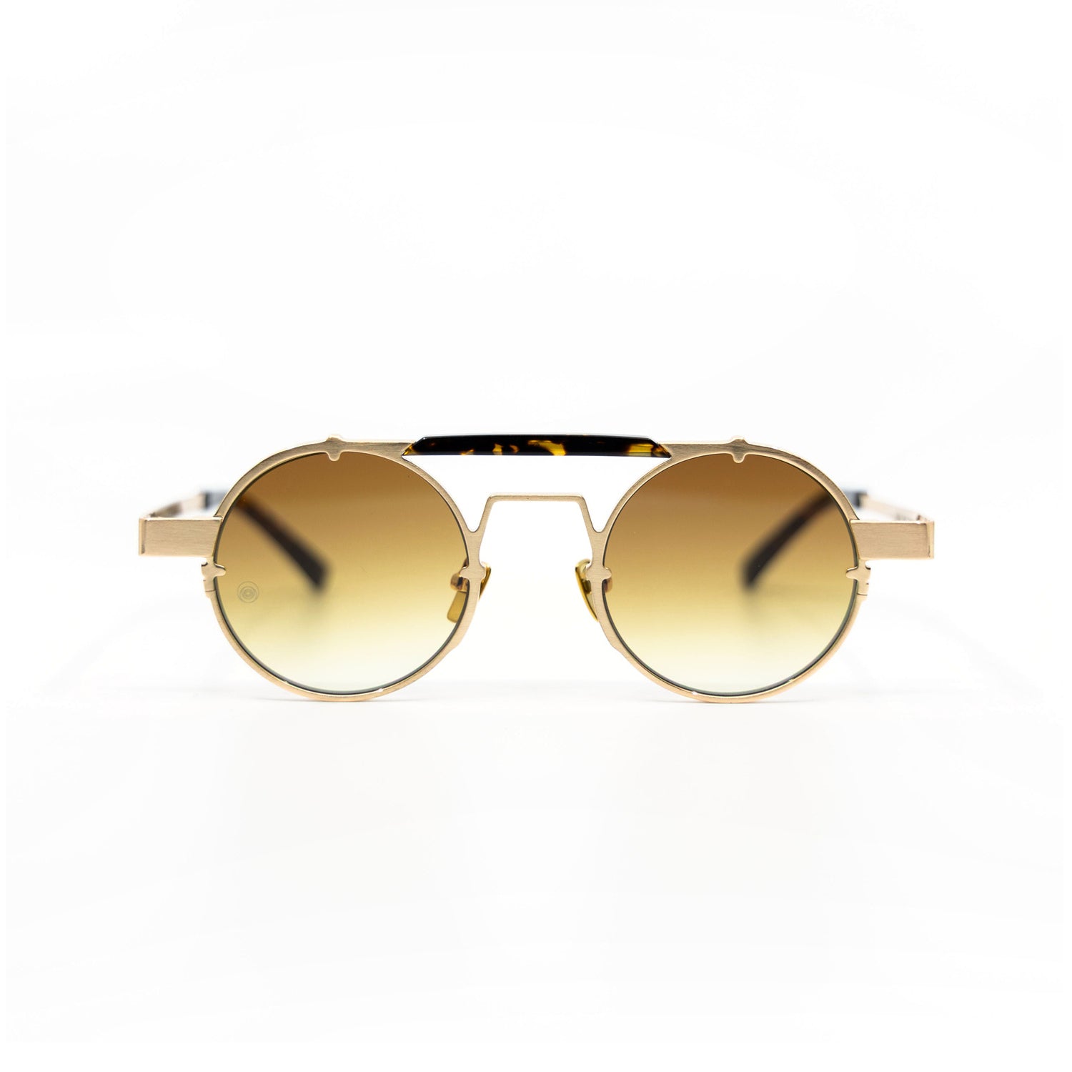 Lennon Sunglasses with Havana Frame & Brown Lens
