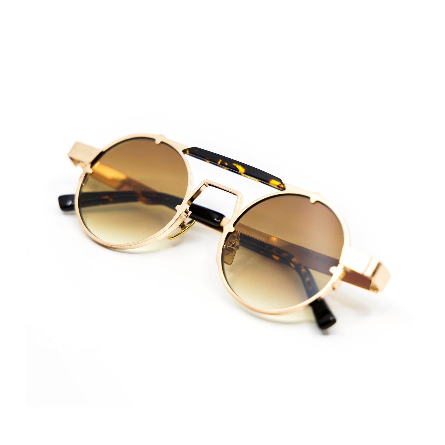 Lennon Sunglasses with Havana Frame & Brown Lens