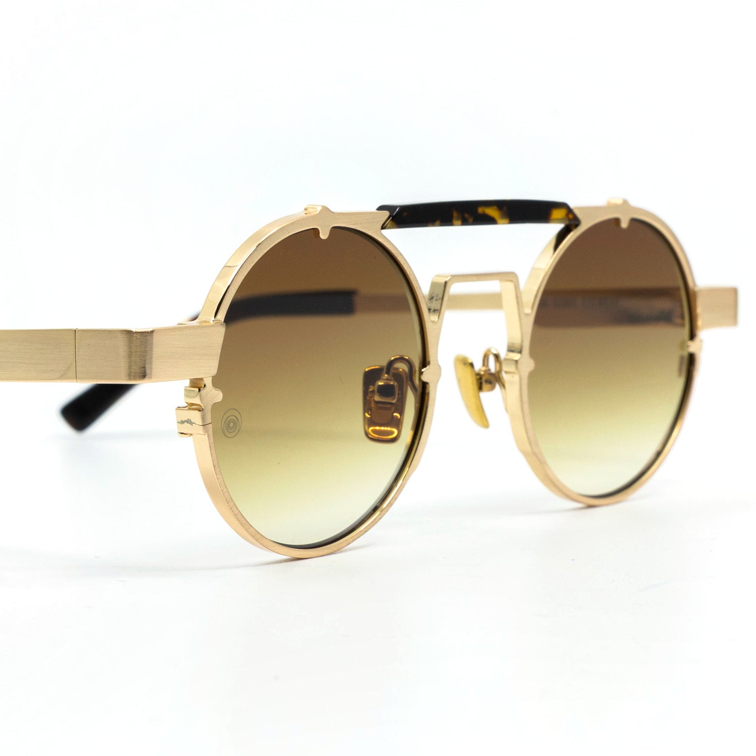 Lennon Sunglasses with Havana Frame & Brown Lens
